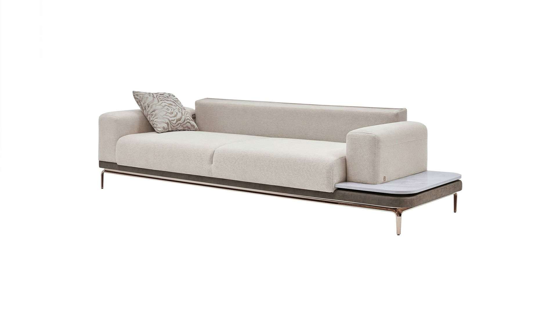 Estella 3er Links Sofa - Creme