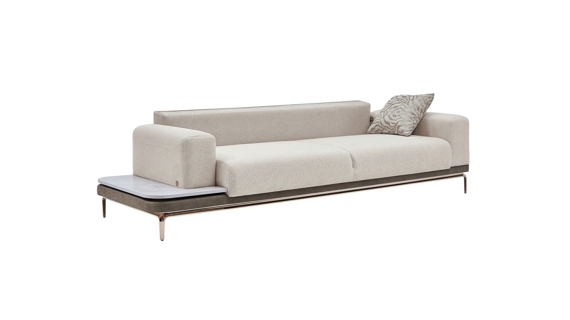 Estella 3er Rechts Sofa - Creme