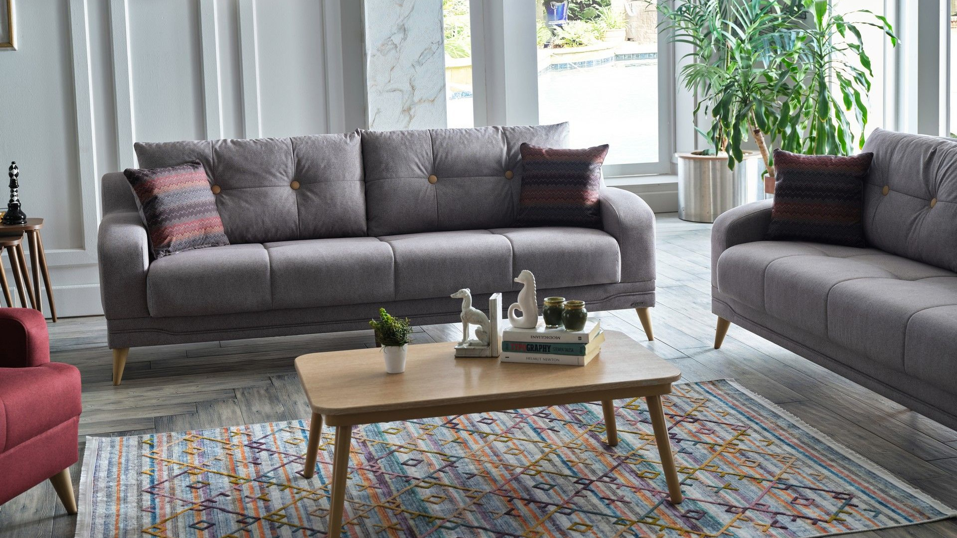 Estilo X 3-Sitzer Schlafsofa