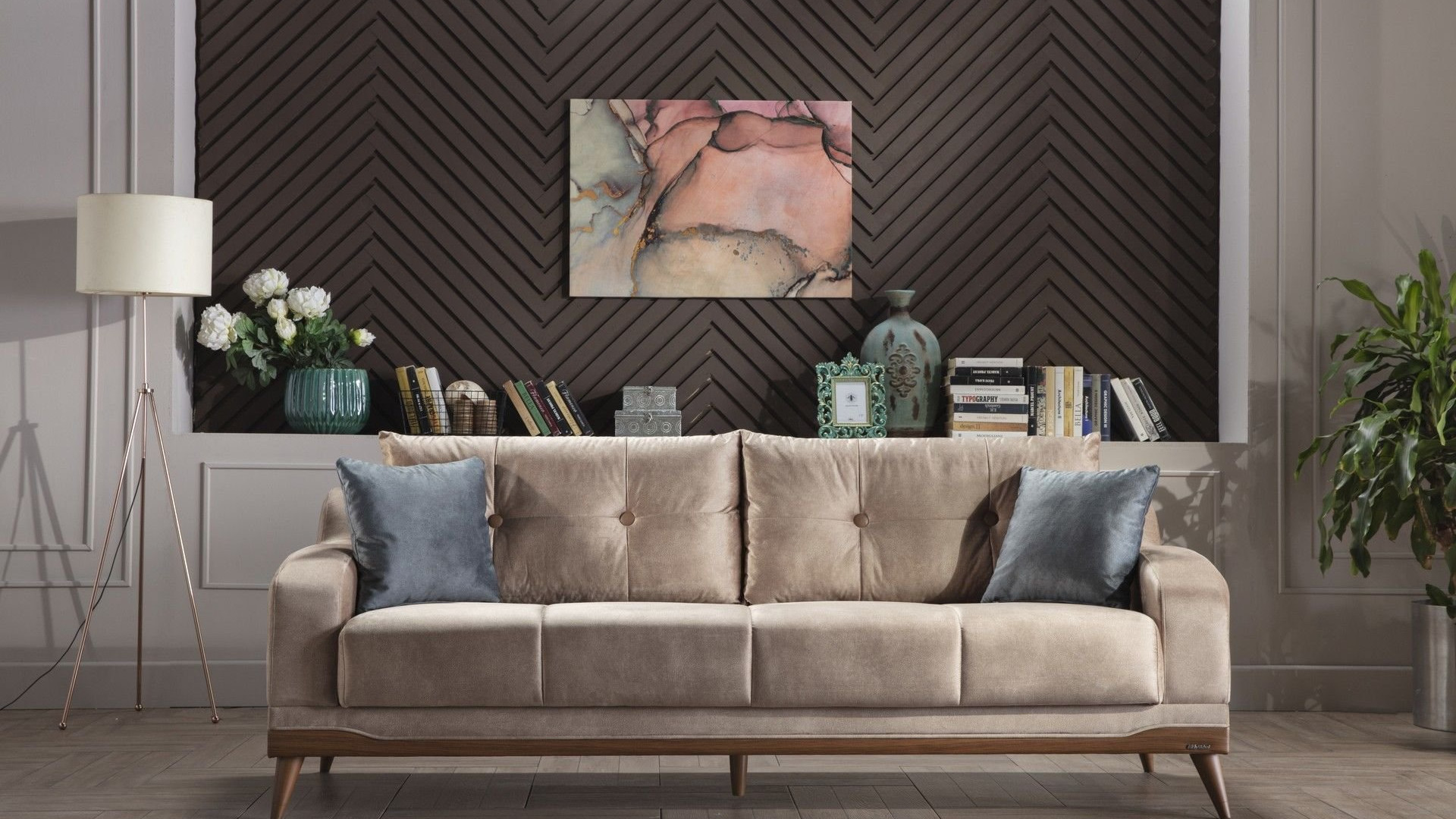 Estilo X 3-Sitzer Schlafsofa