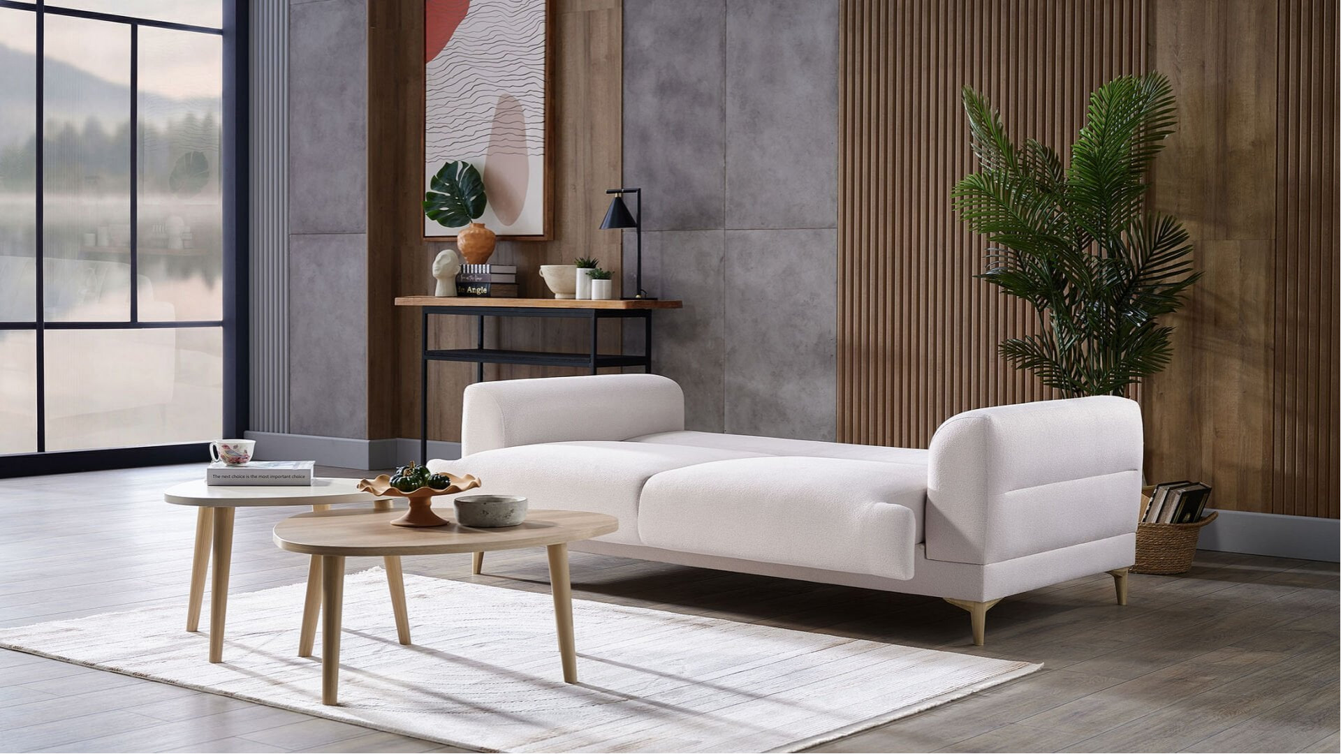Fiero 2er-Sofa - Beige
