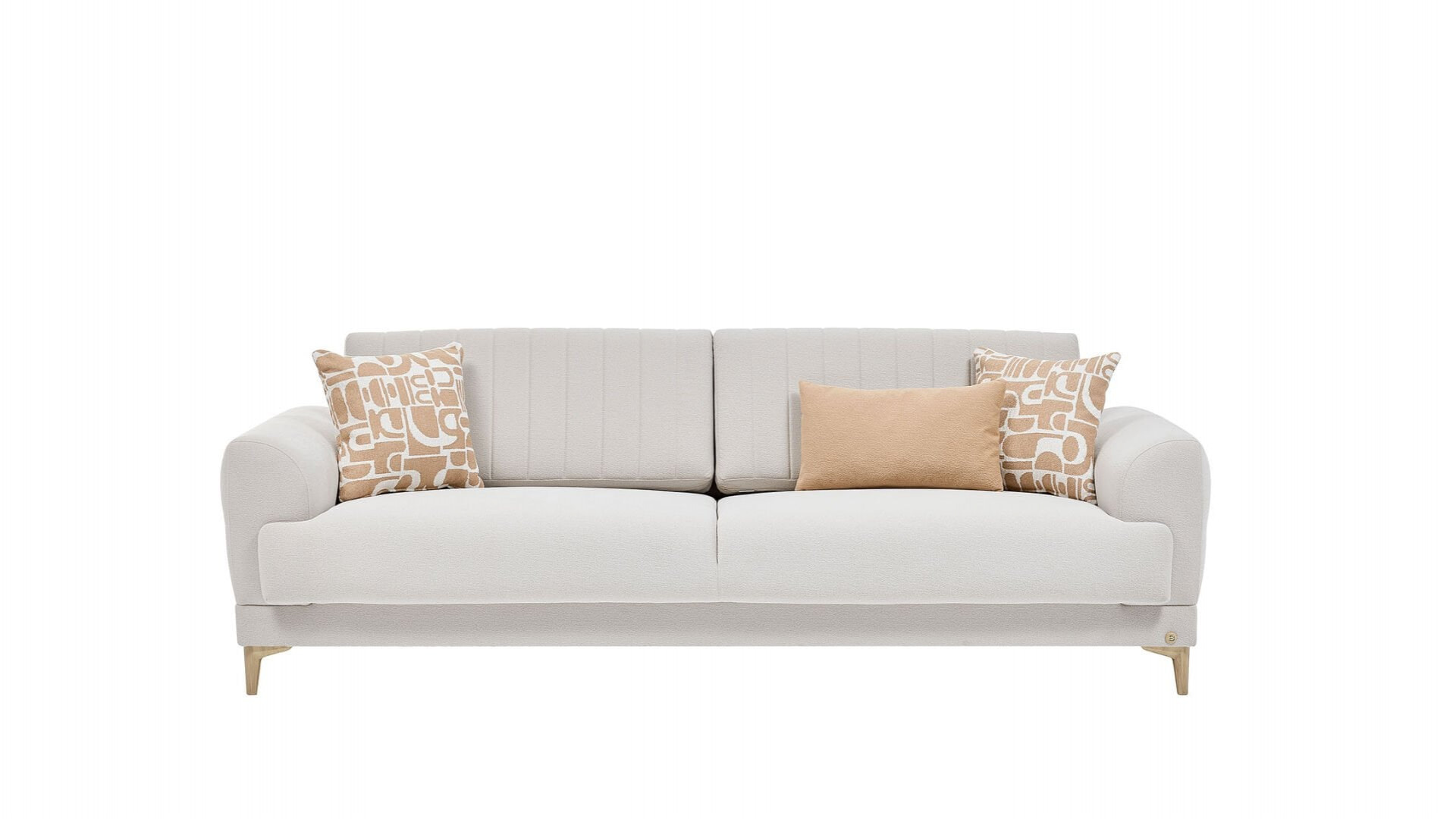 Fiero 3er-Sofa - Beige