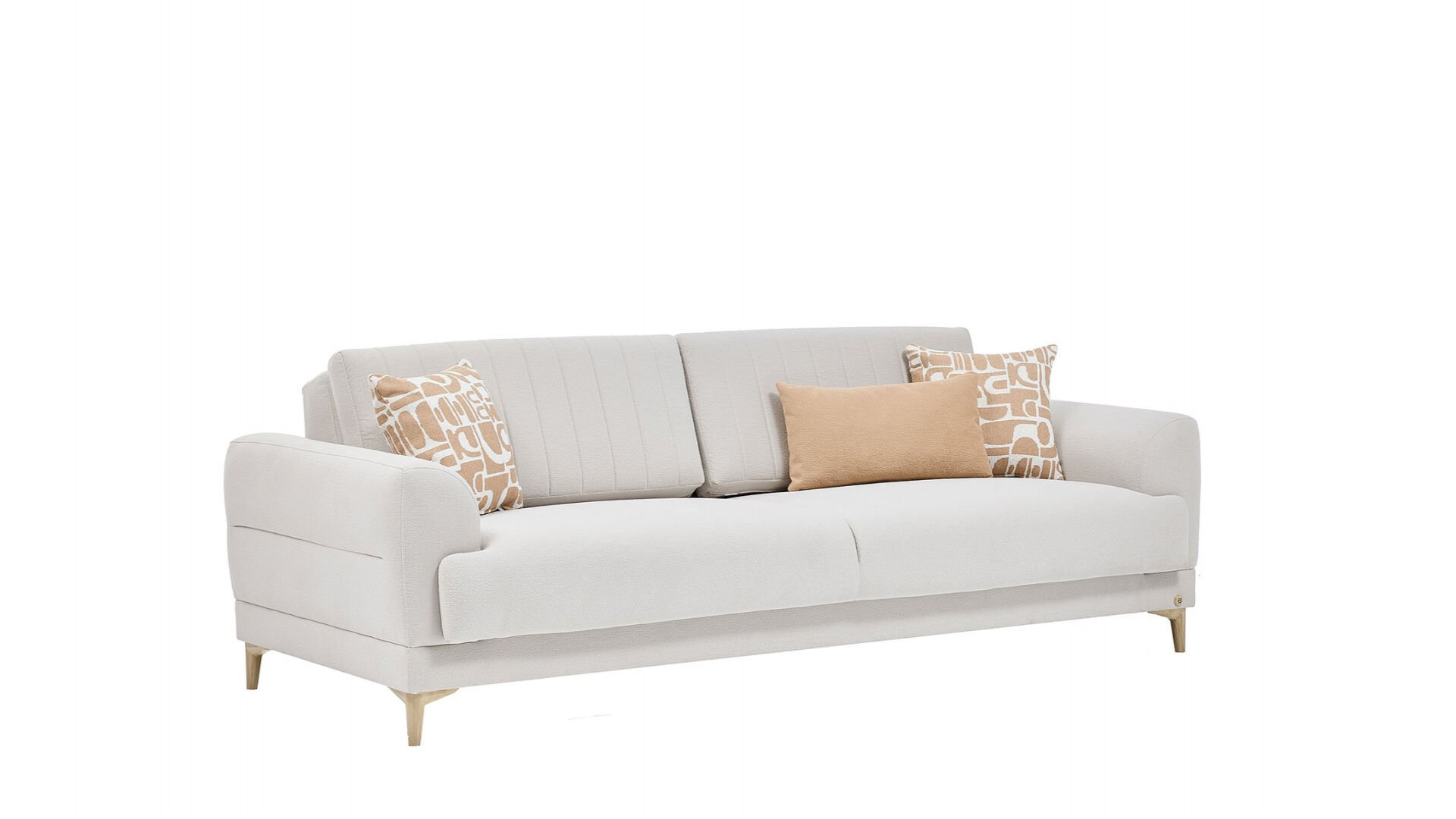 Fiero 3er-Sofa - Beige