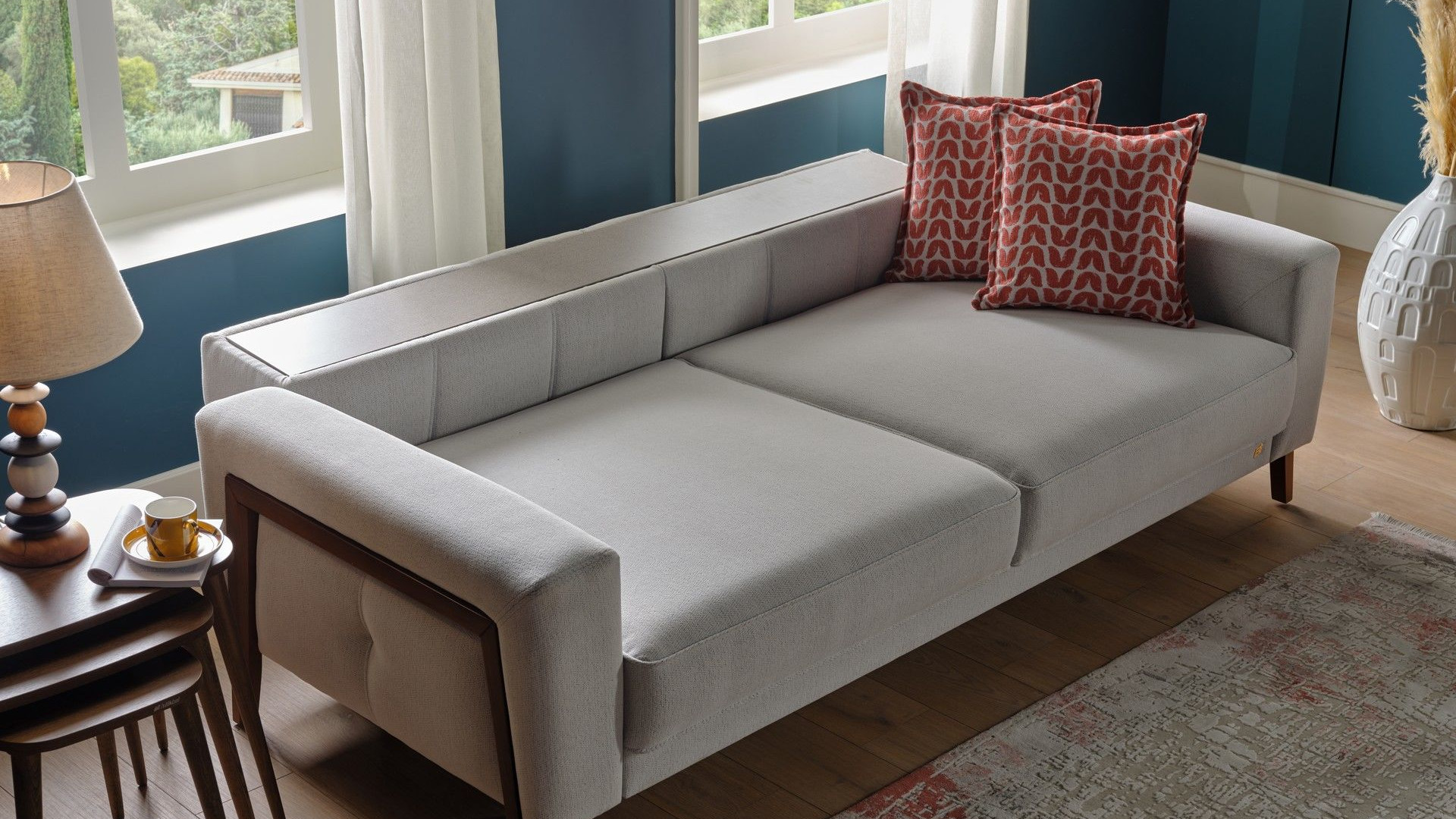 Gina 3-Sitzer Sofa mit Bettfunktion