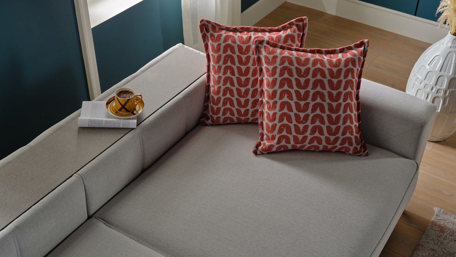 Gina 3-Sitzer Sofa mit Bettfunktion