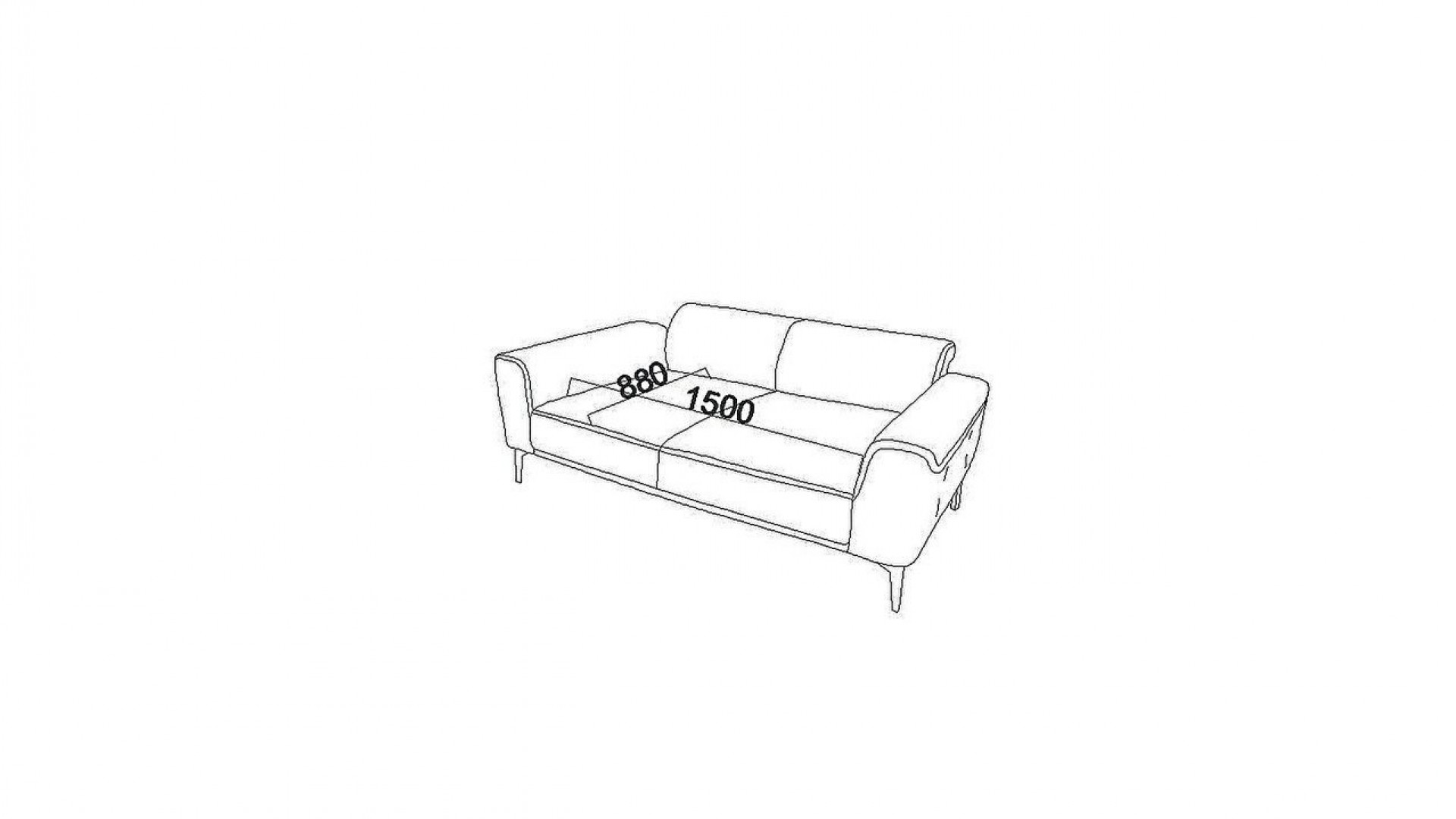 Alvis 2er-Sofa