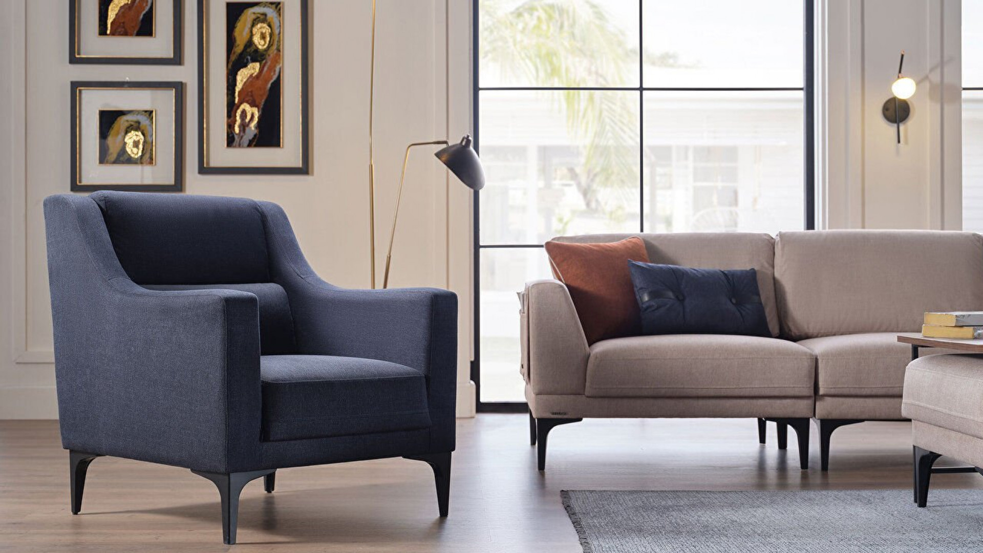 Efect Sessel - Dunkelblau