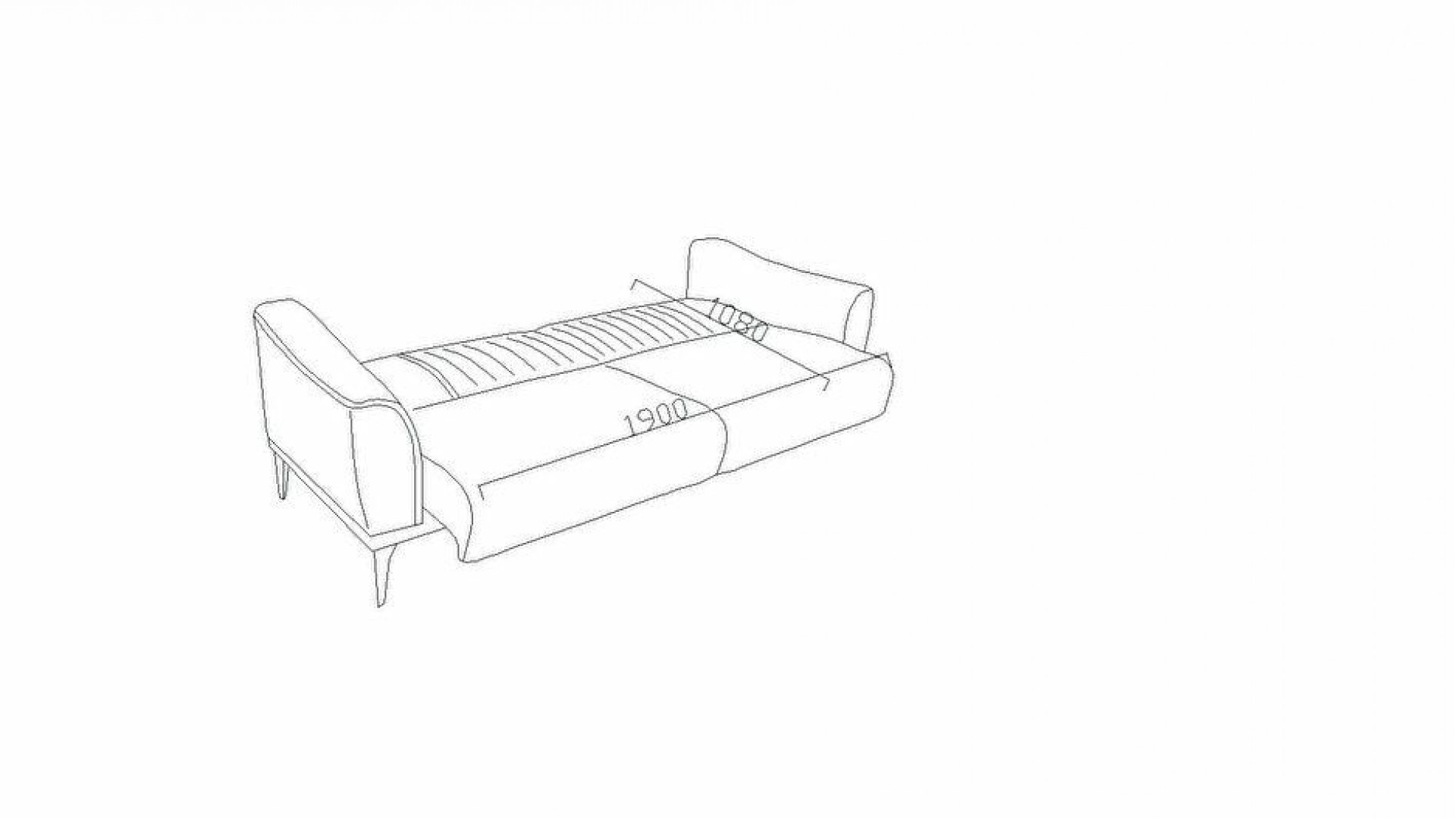 Monaco 3er-Sofa