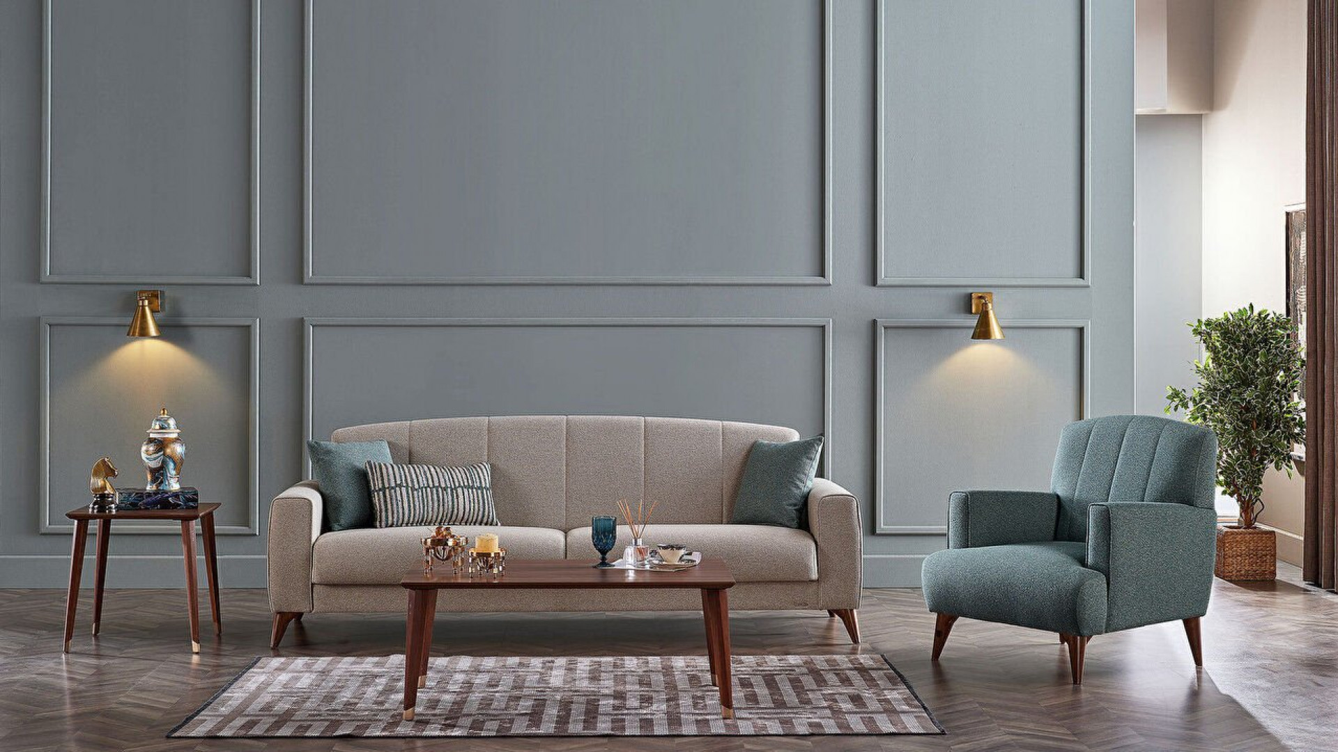 Nilya Sessel - Grün