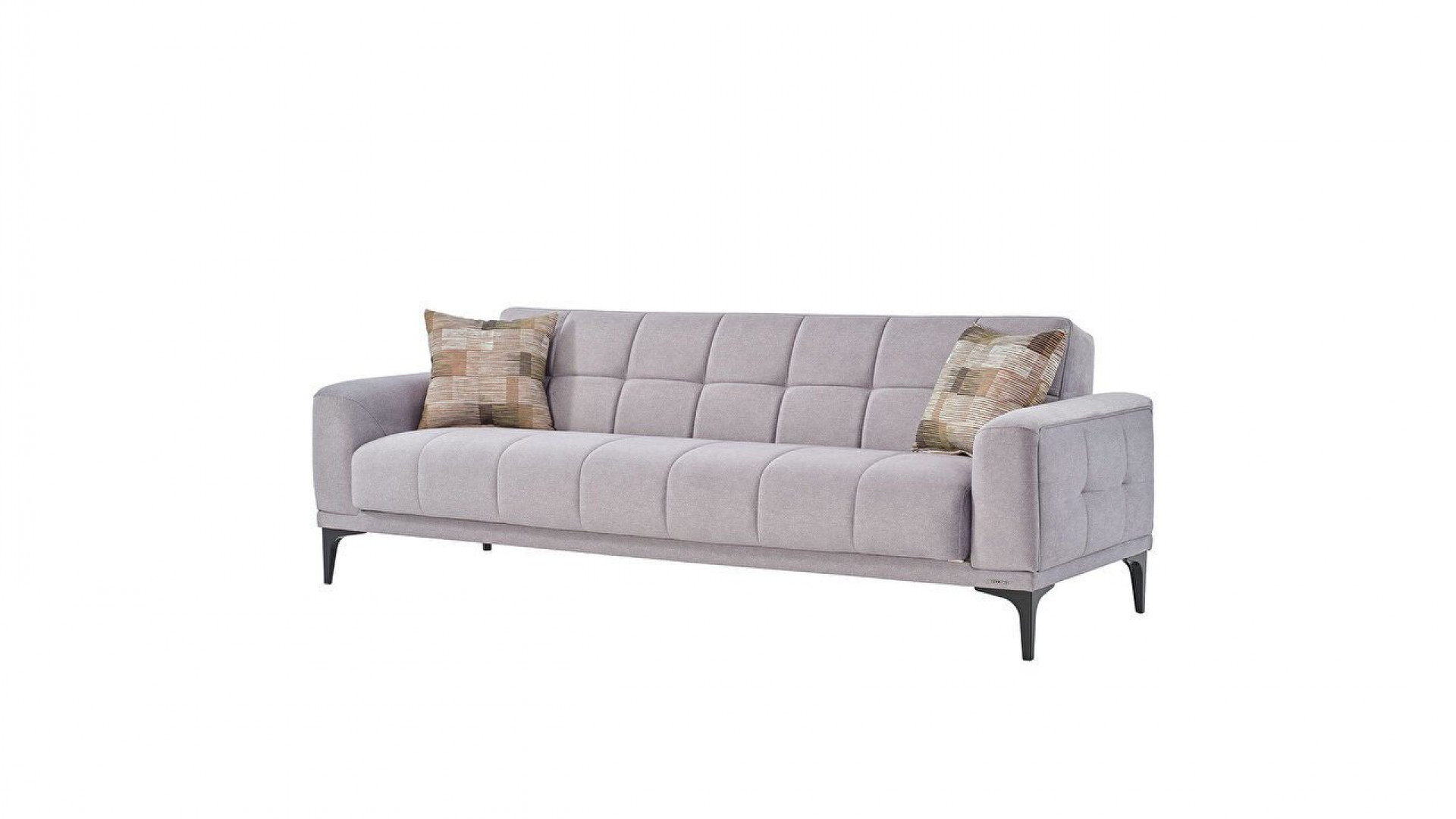 Palermo S 3er-Sofa - Schwarze Füße