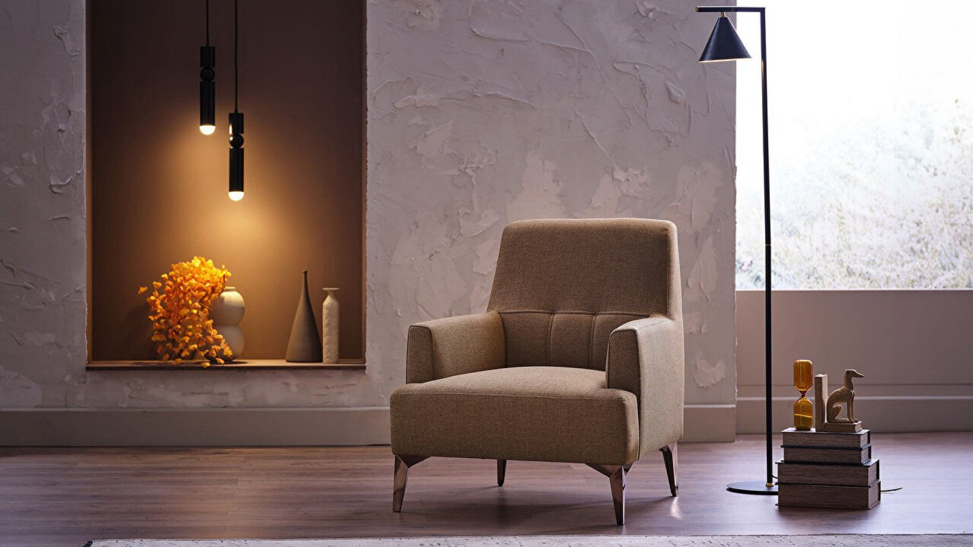 Pandora Sessel - Senfgelb