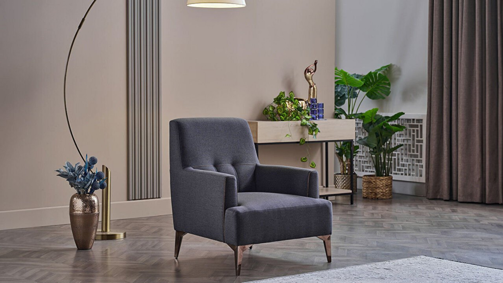 Pandora Sessel - Dunkelblau