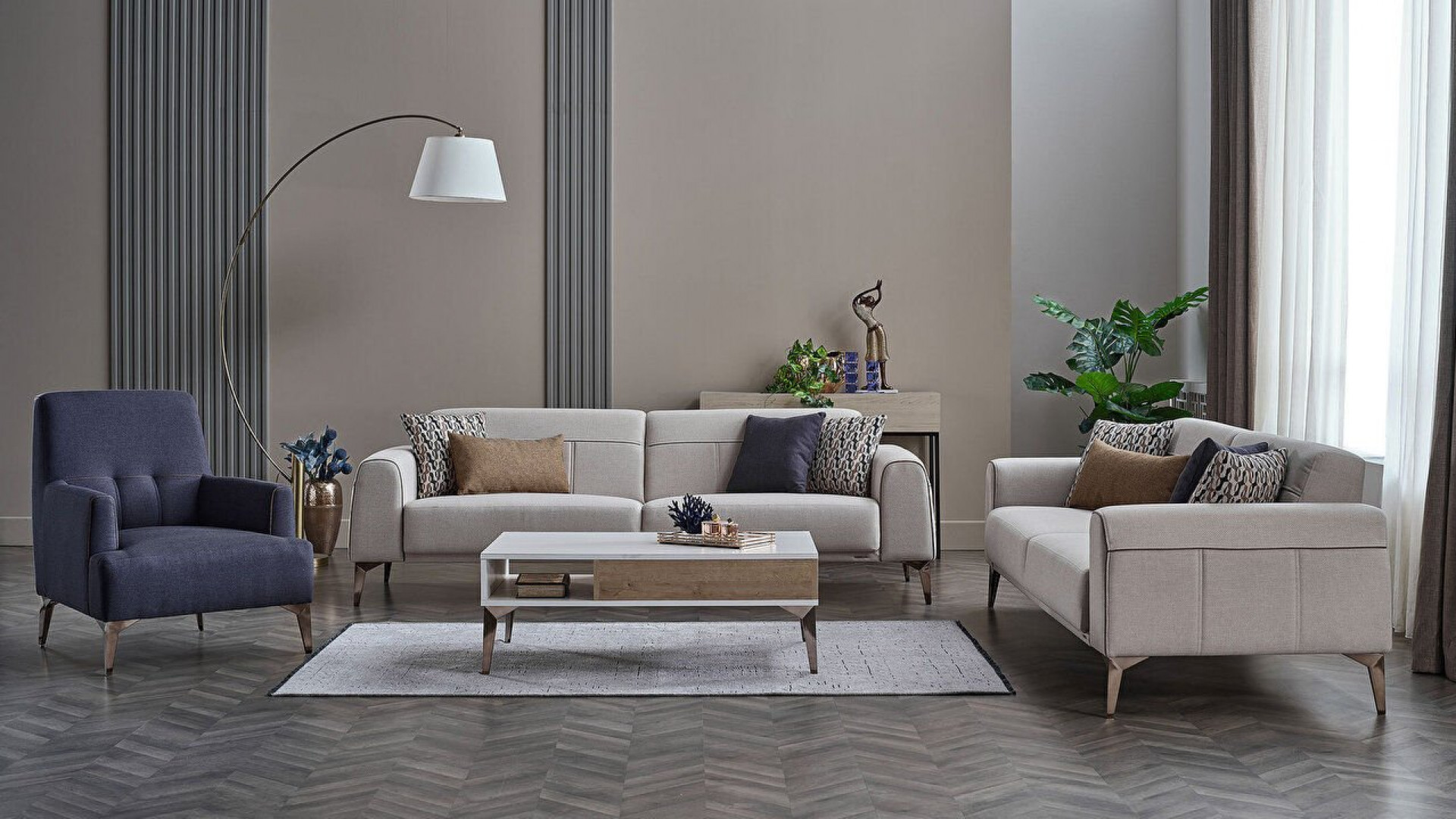 Pandora Sessel - Dunkelblau