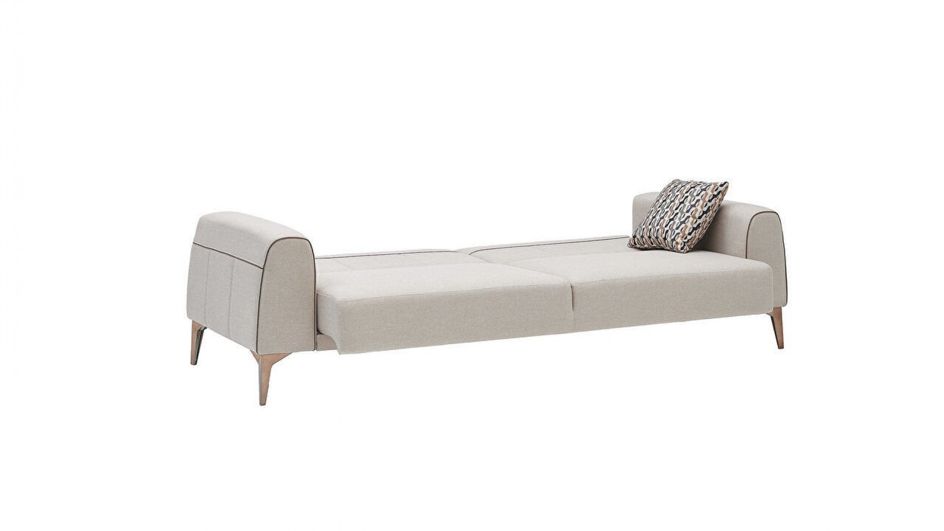 Pandora 3er-Sofa - Dunkelblaue Kissen