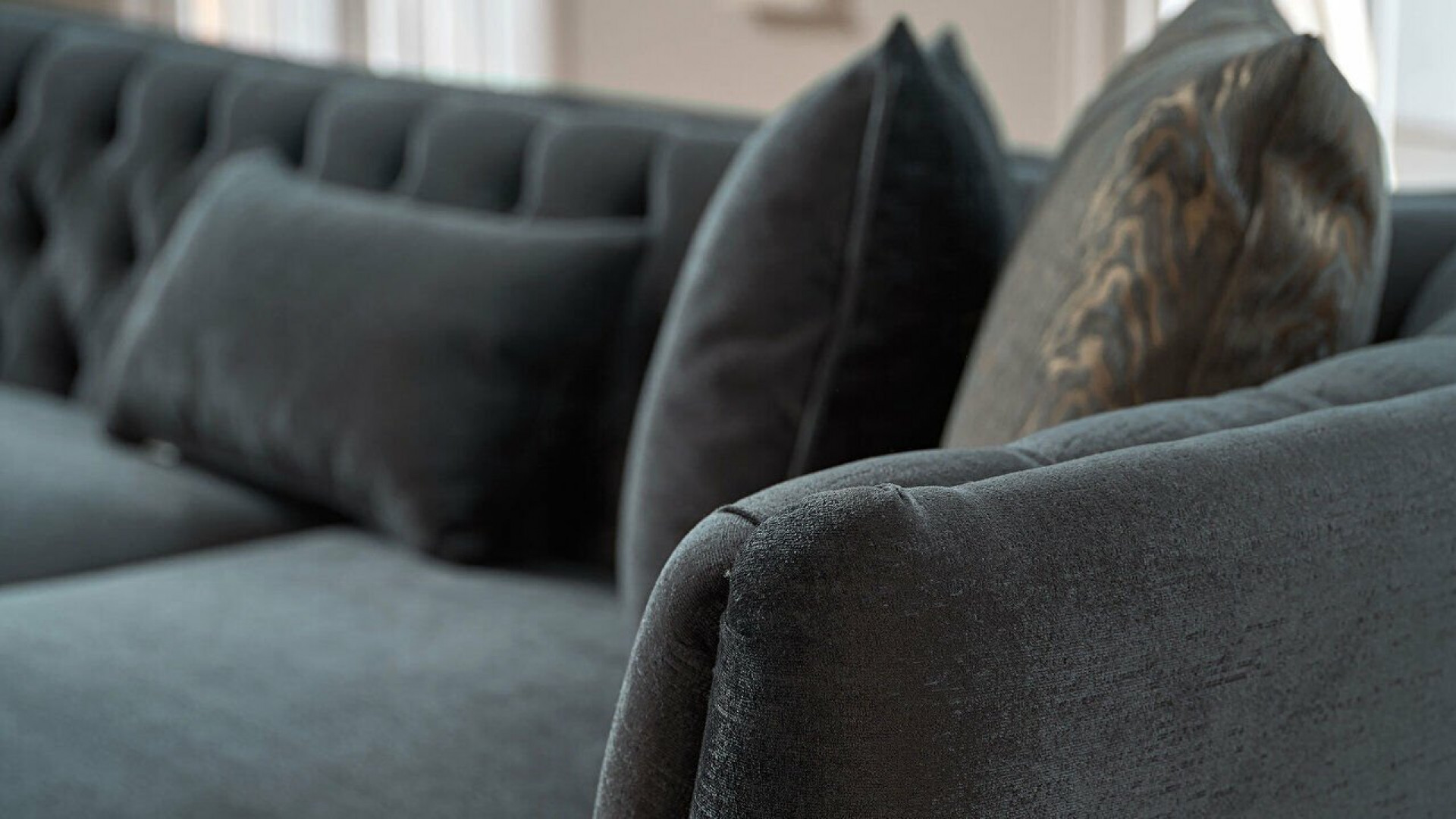 Plaza 3er-Sofa - Kreuzmuster