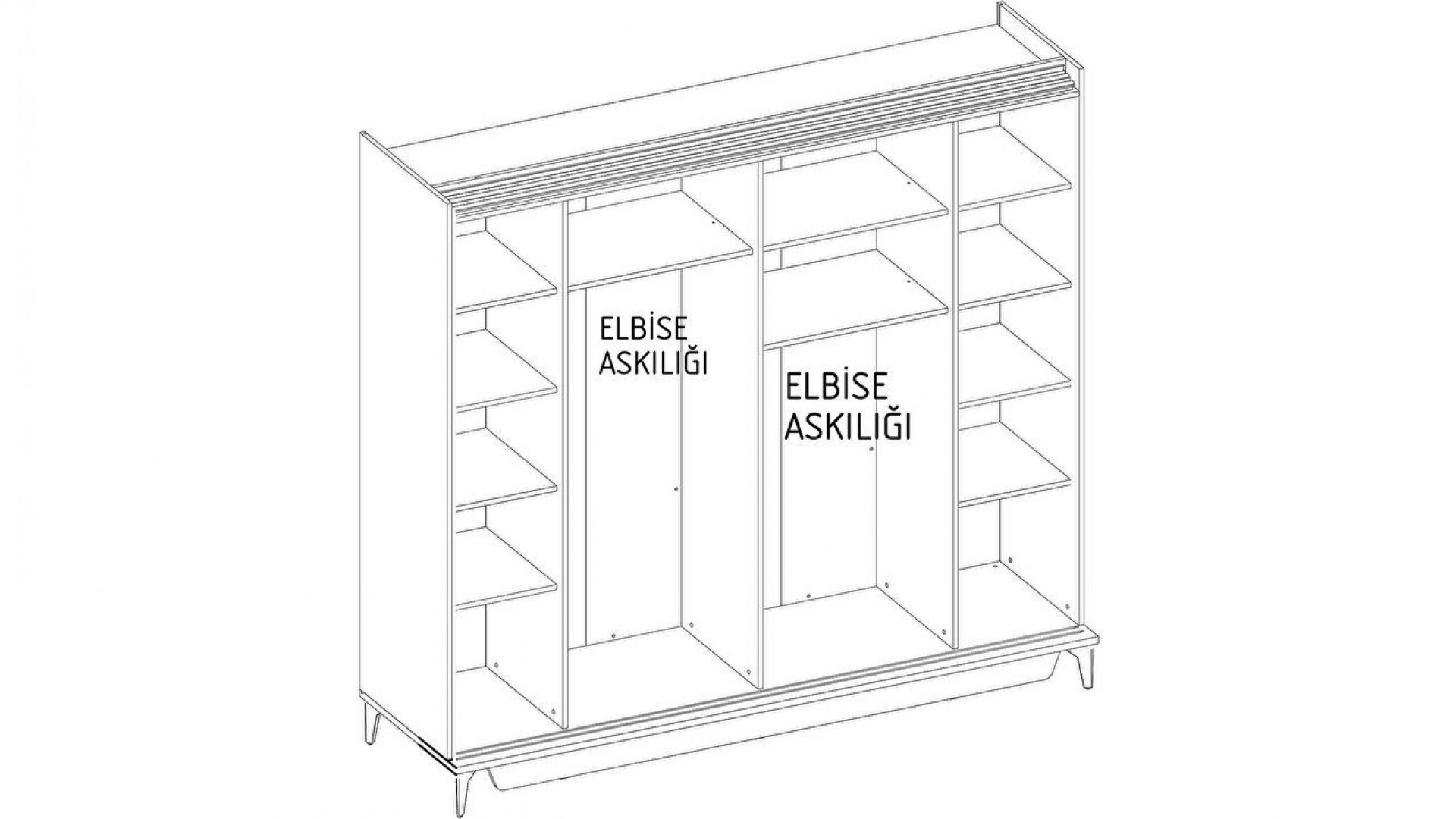 Alvis Schwebetürenschrank