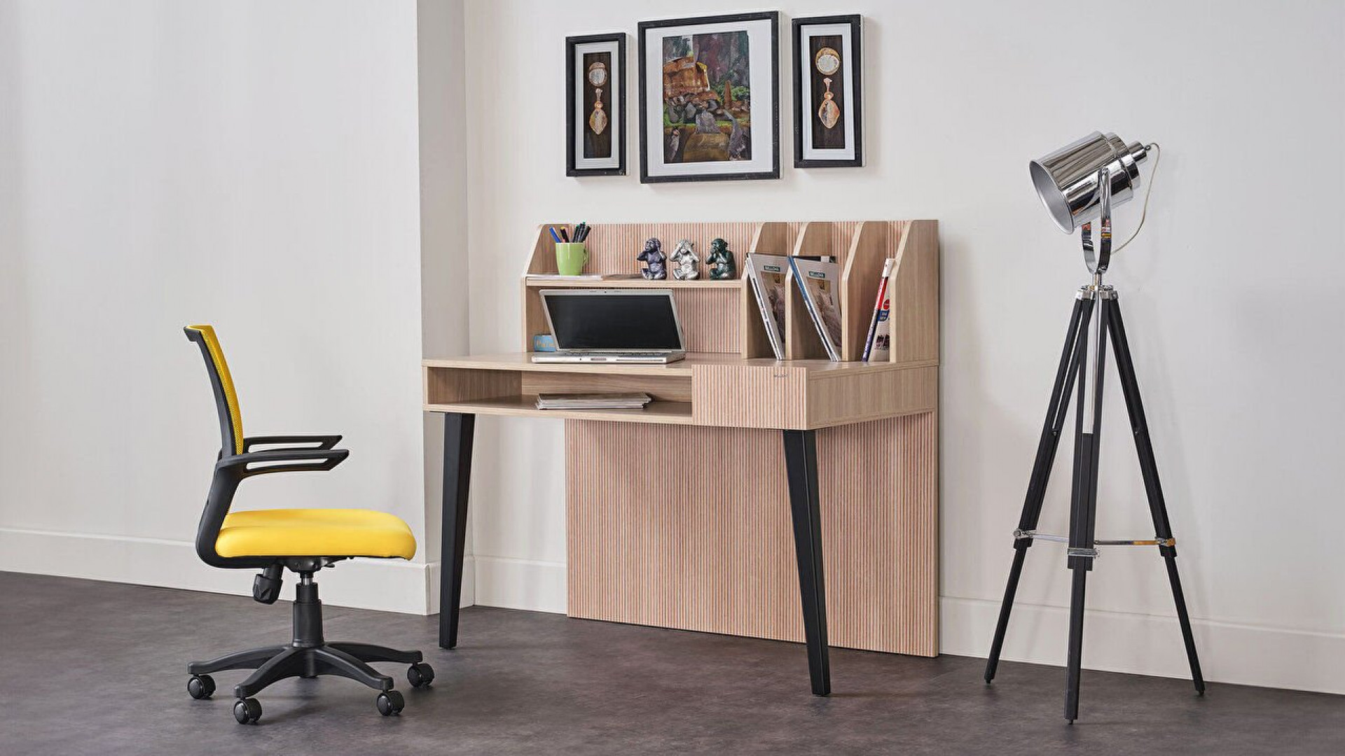 Arles Schreibtisch mit Regal