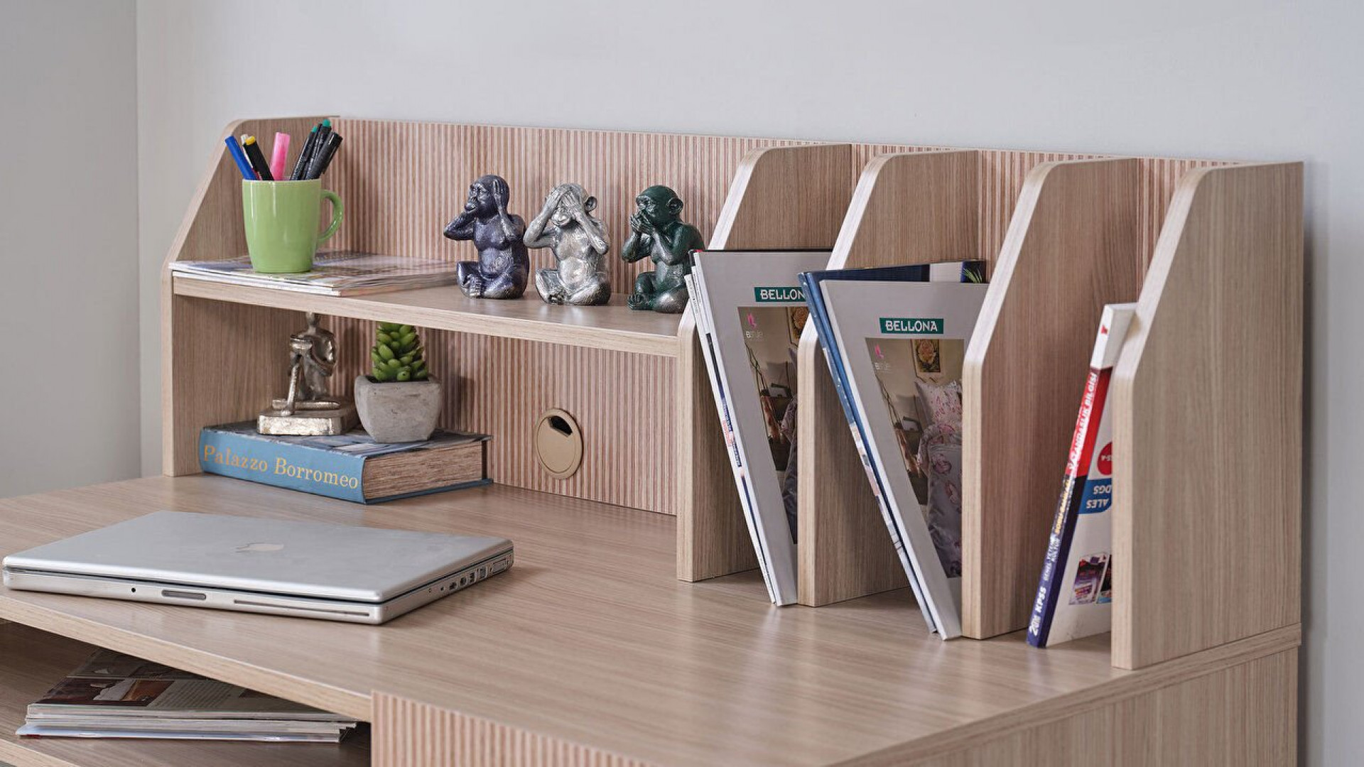 Arles Schreibtisch mit Regal