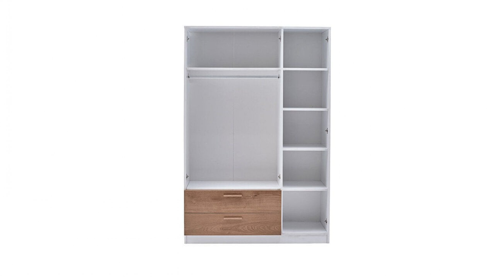 Carlo 3-türiger Kleiderschrank - Eiche