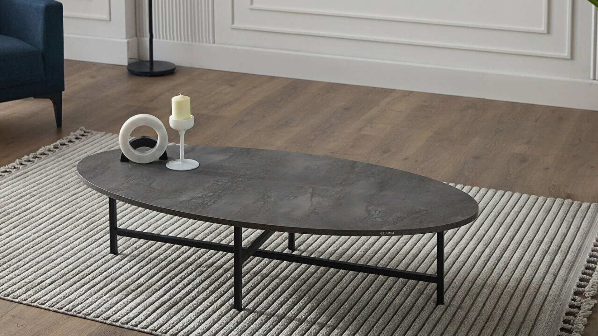 Egos Couchtisch - Marmor Grau