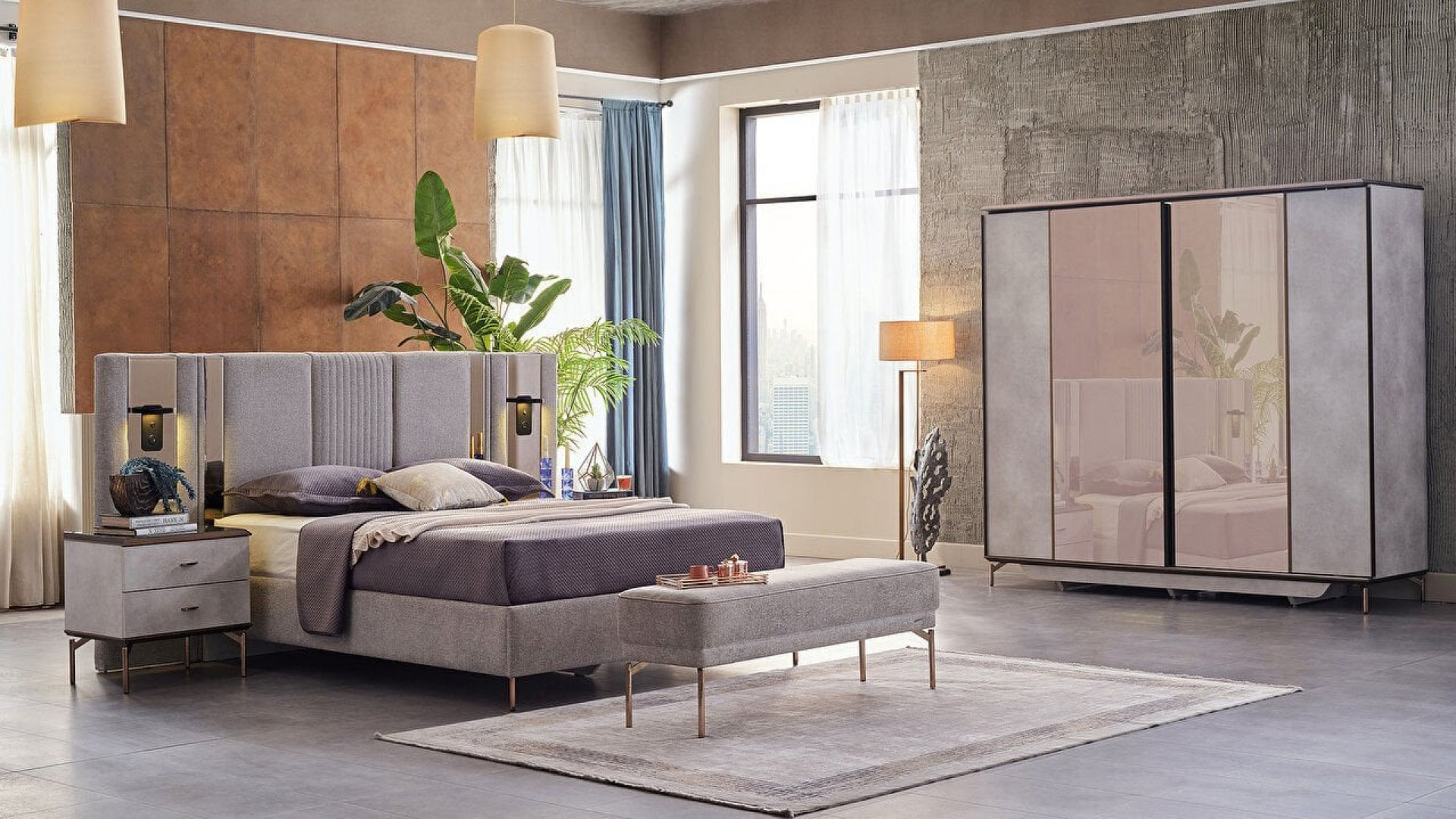 Havana Schwebetürenschrank