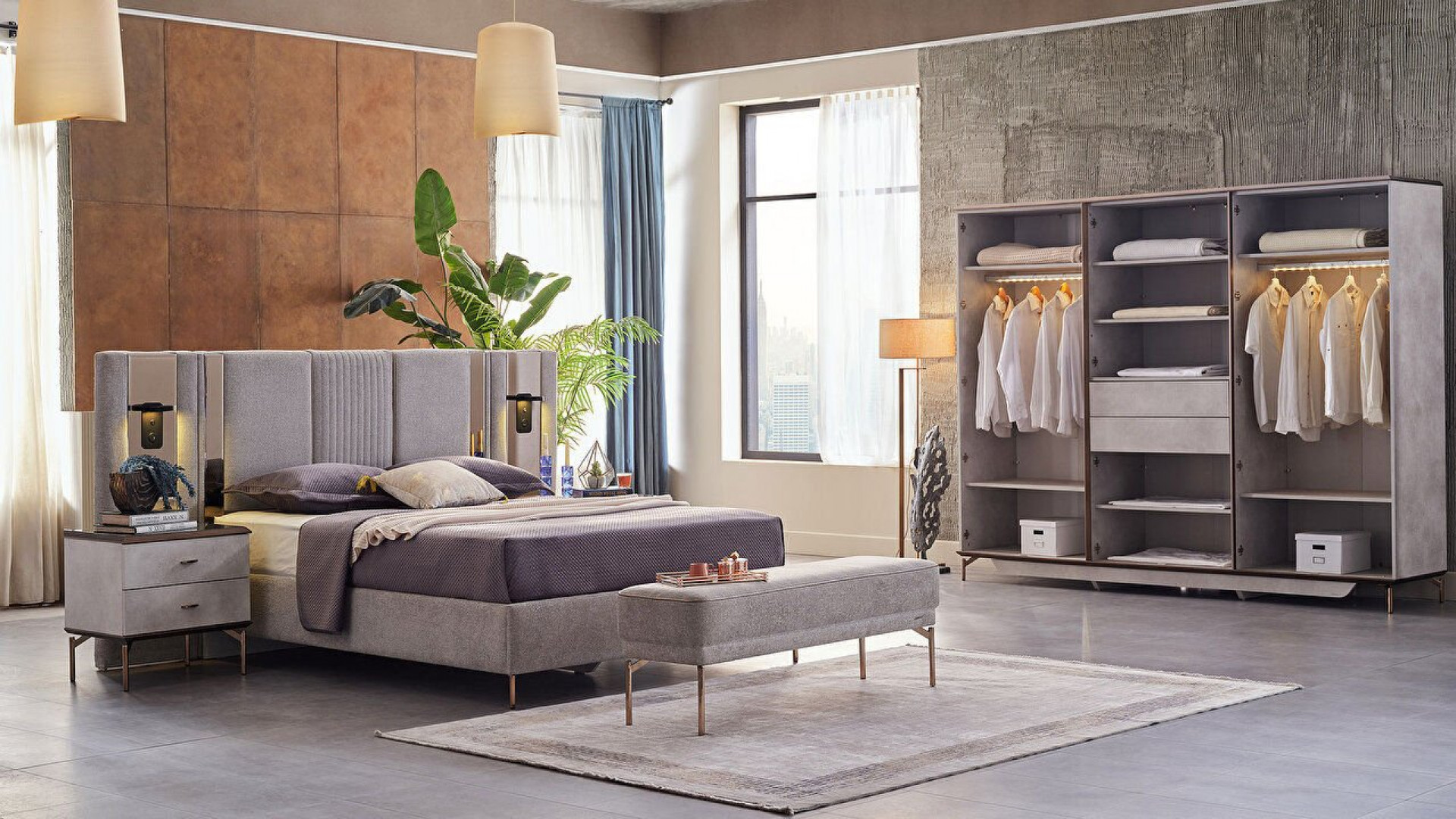 Havana 6-türiger Schrank