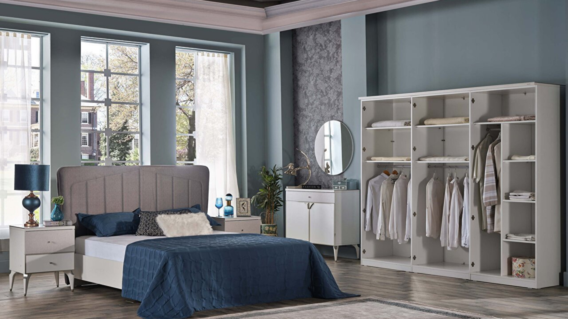 Leny 6-türiger Schrank