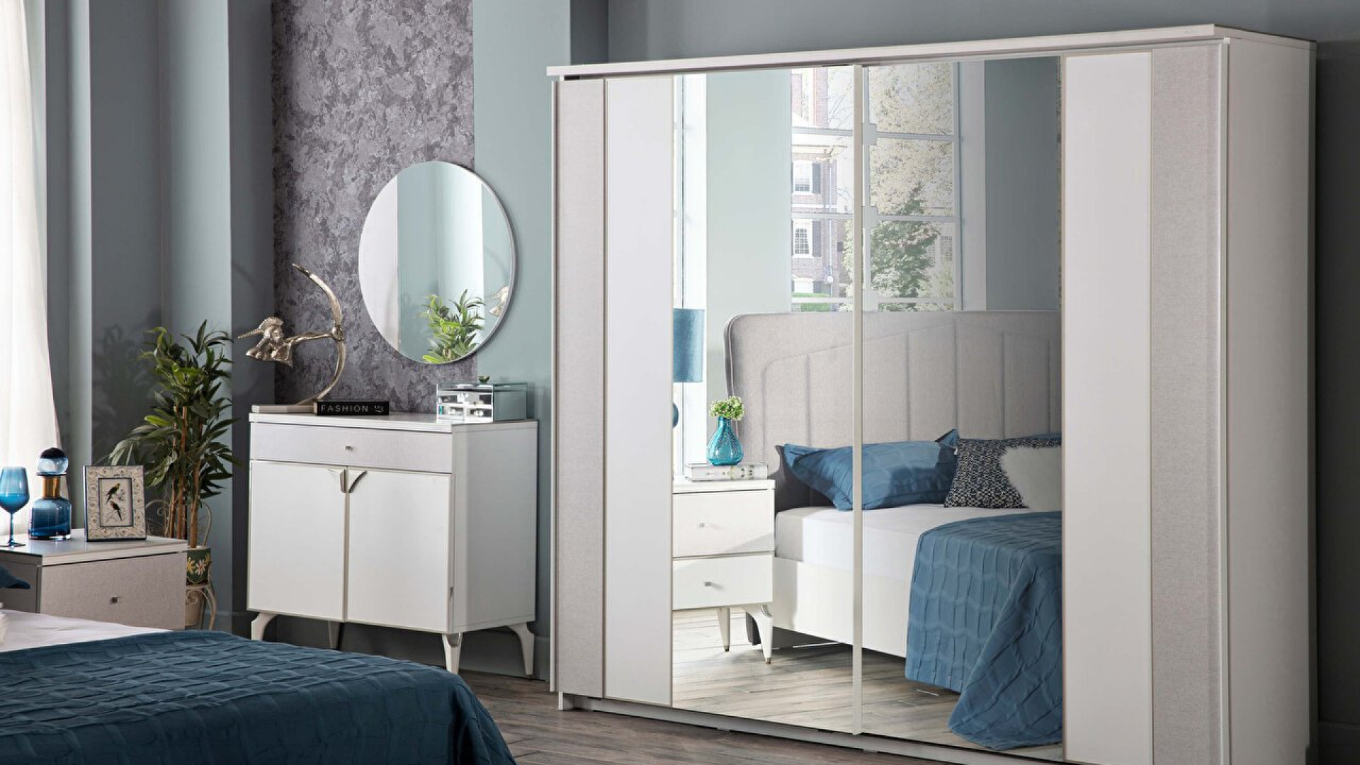 Leny 6-türiger Schrank