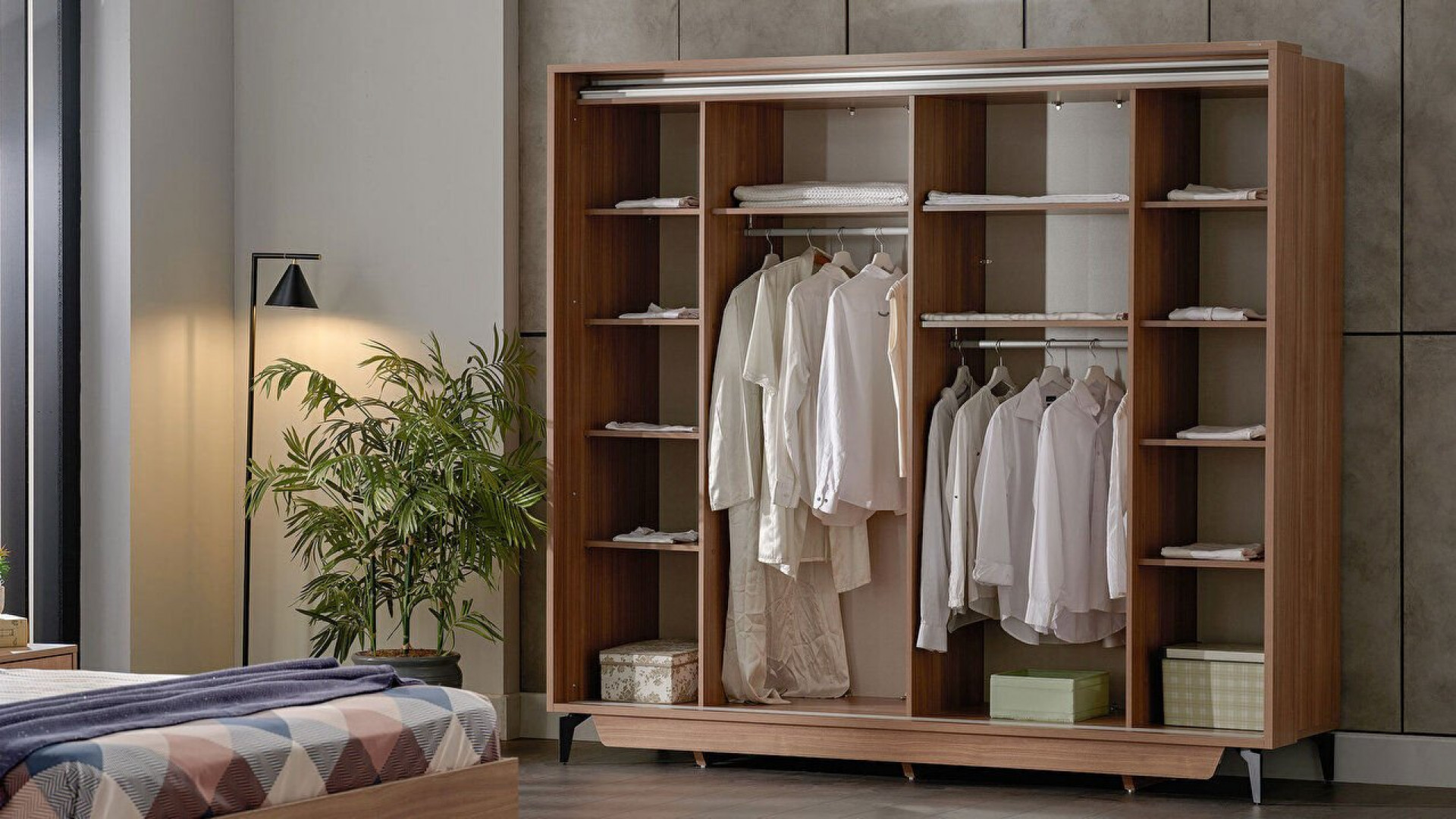 Monaco Schwebetürenschrank