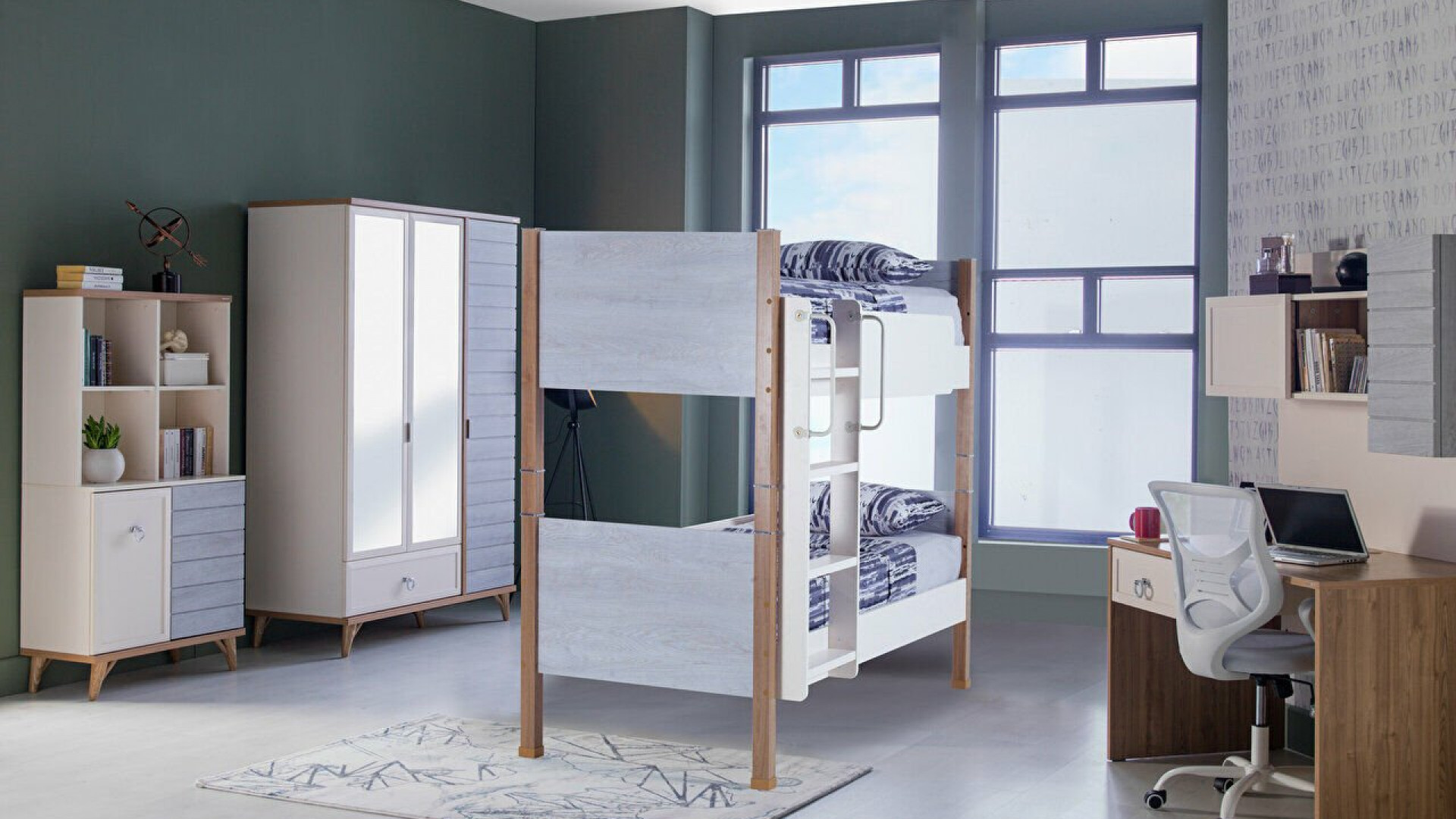 Mavenna Schreibtisch-Oberregal