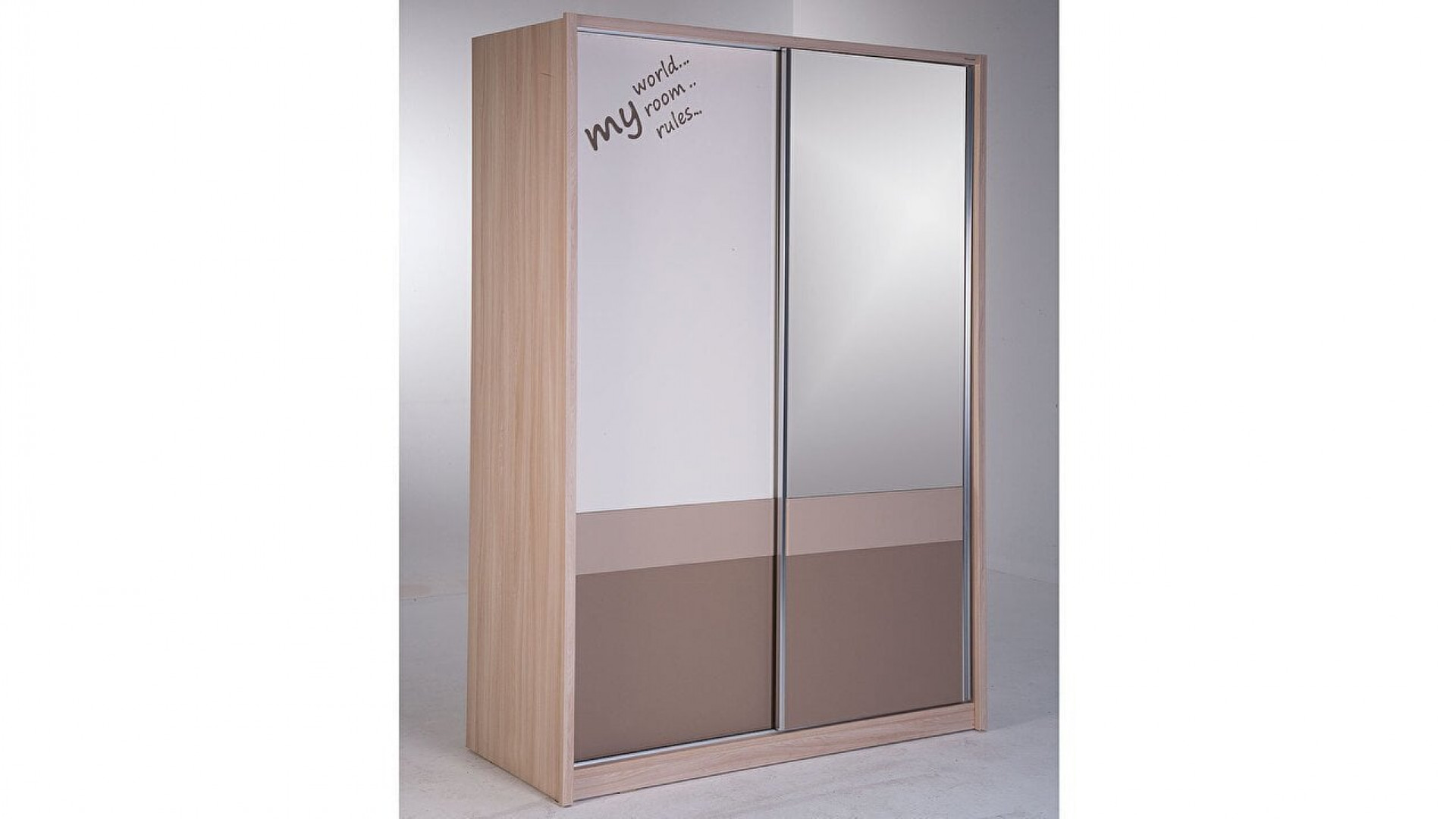 Portivo Jugendzimmer Schiebetür-Kleiderschrank