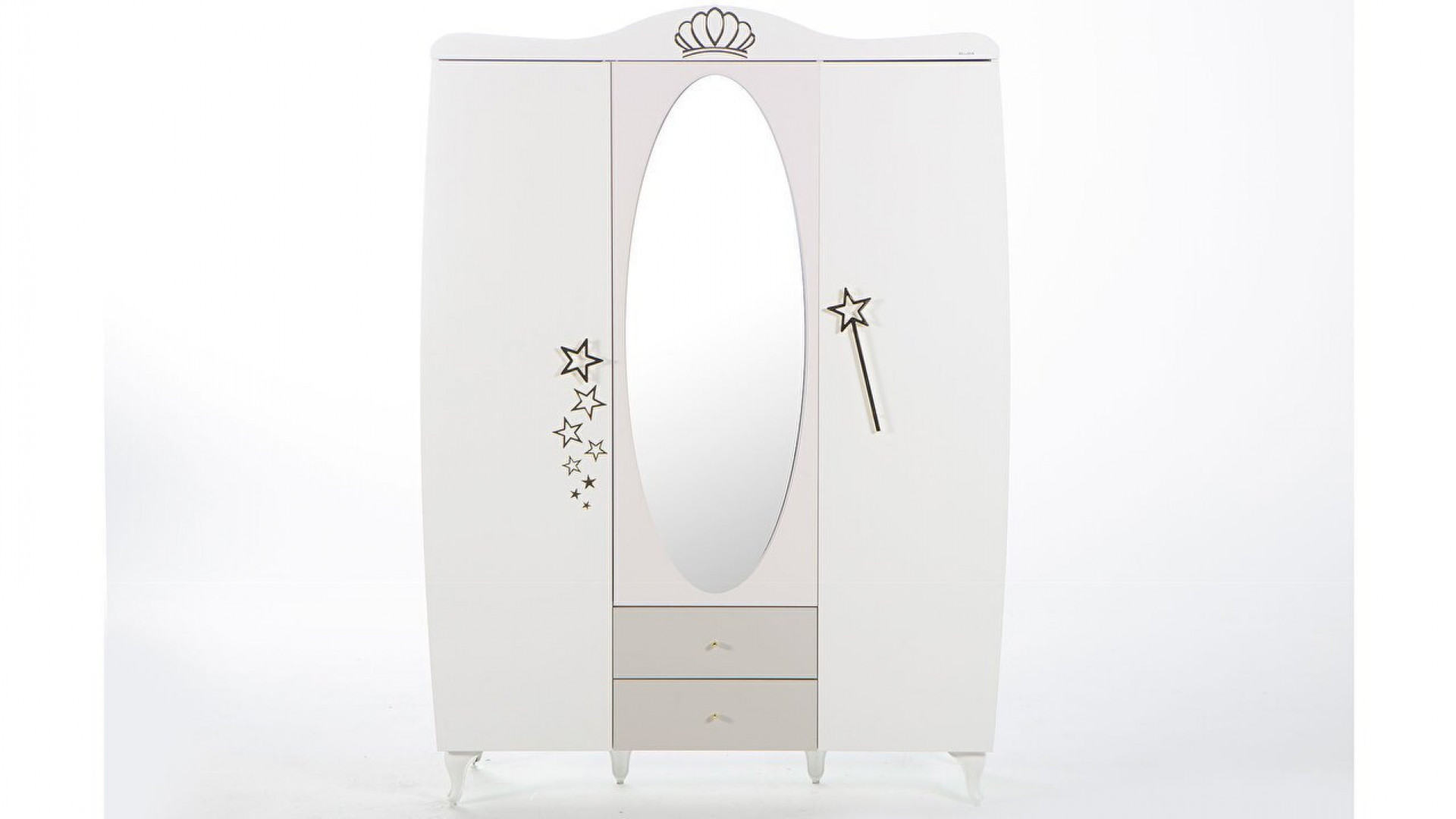 Sandy 3-türiger Kleiderschrank