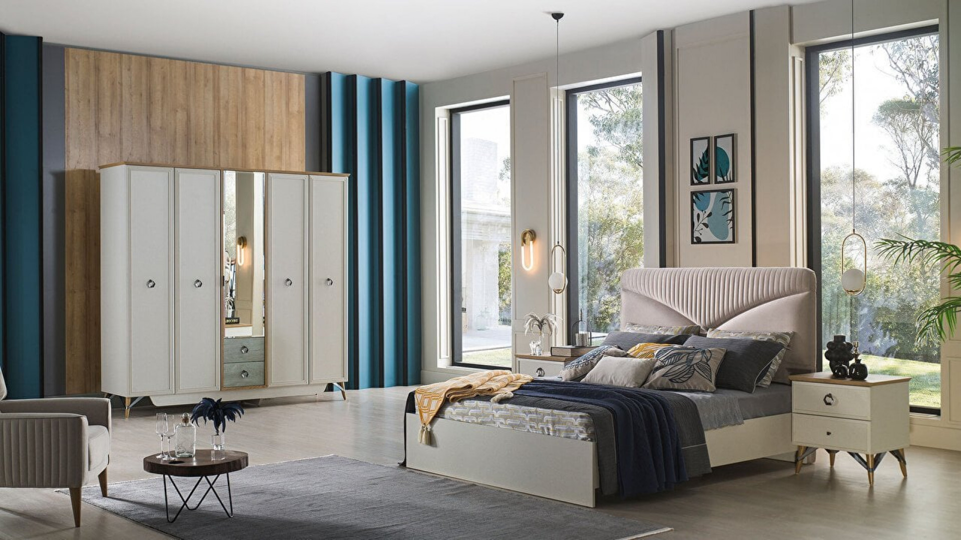 Valencia 5-türiger Schrank