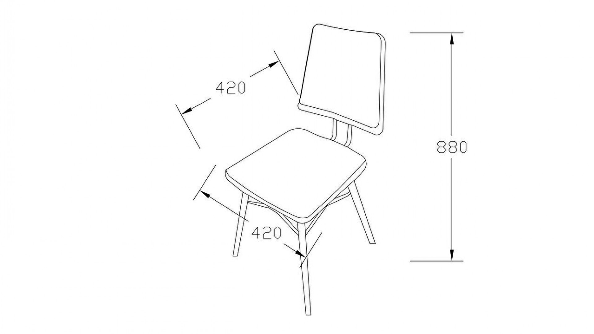 Sesto Stuhl 6313 2er-Set Anthrazit