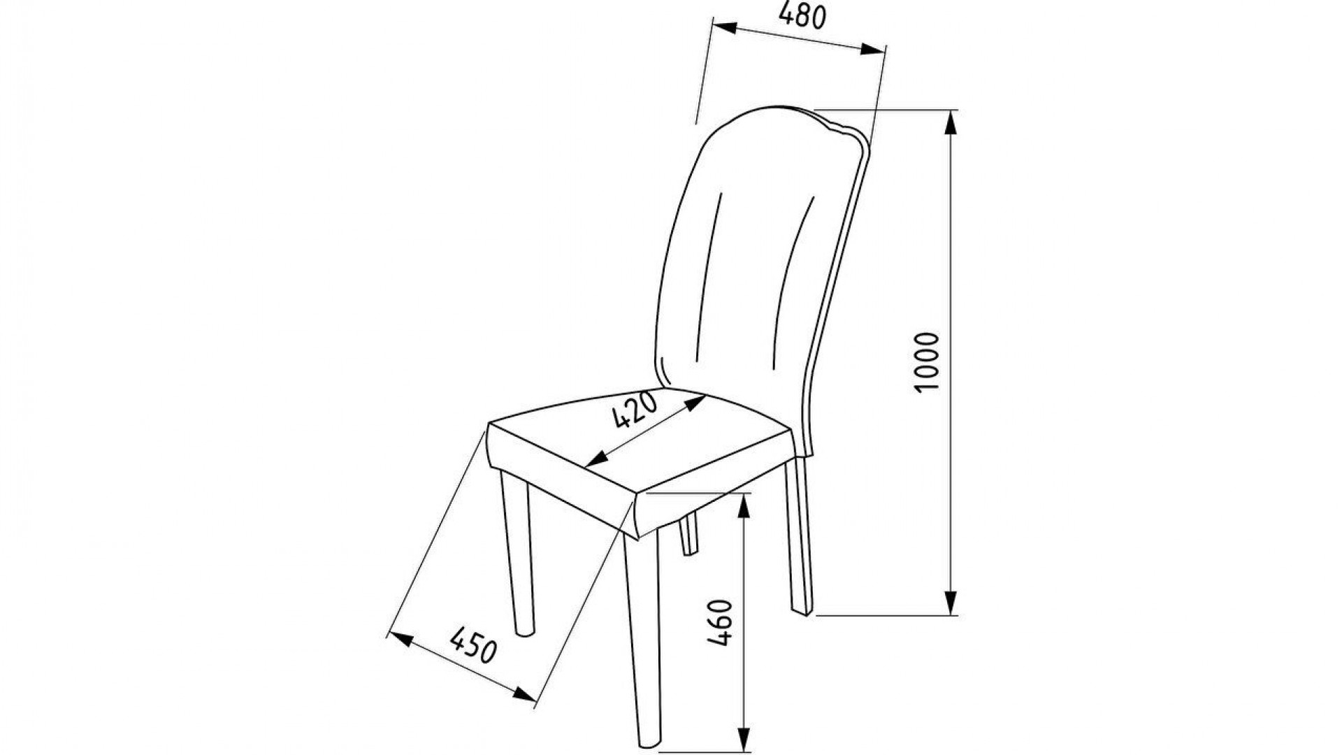 Valesco Stuhl 6322 2er-Set Dunkelblau