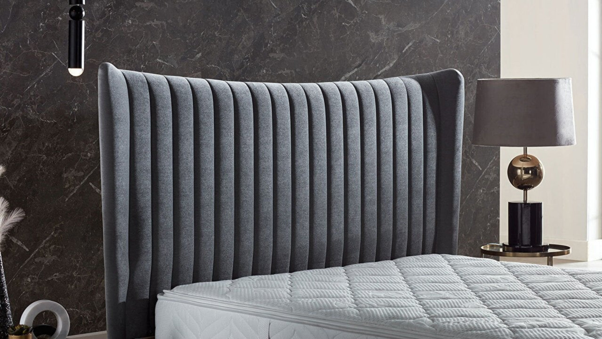 Venisa Bettbox - Grau