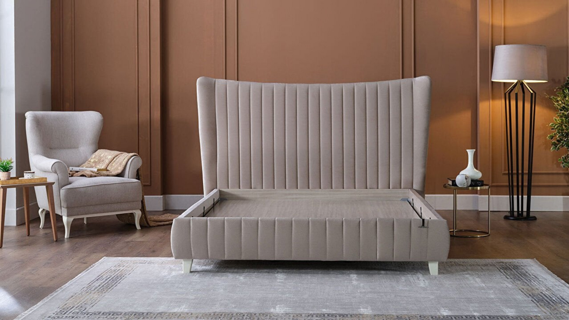 Venisa Bettbox - Beige