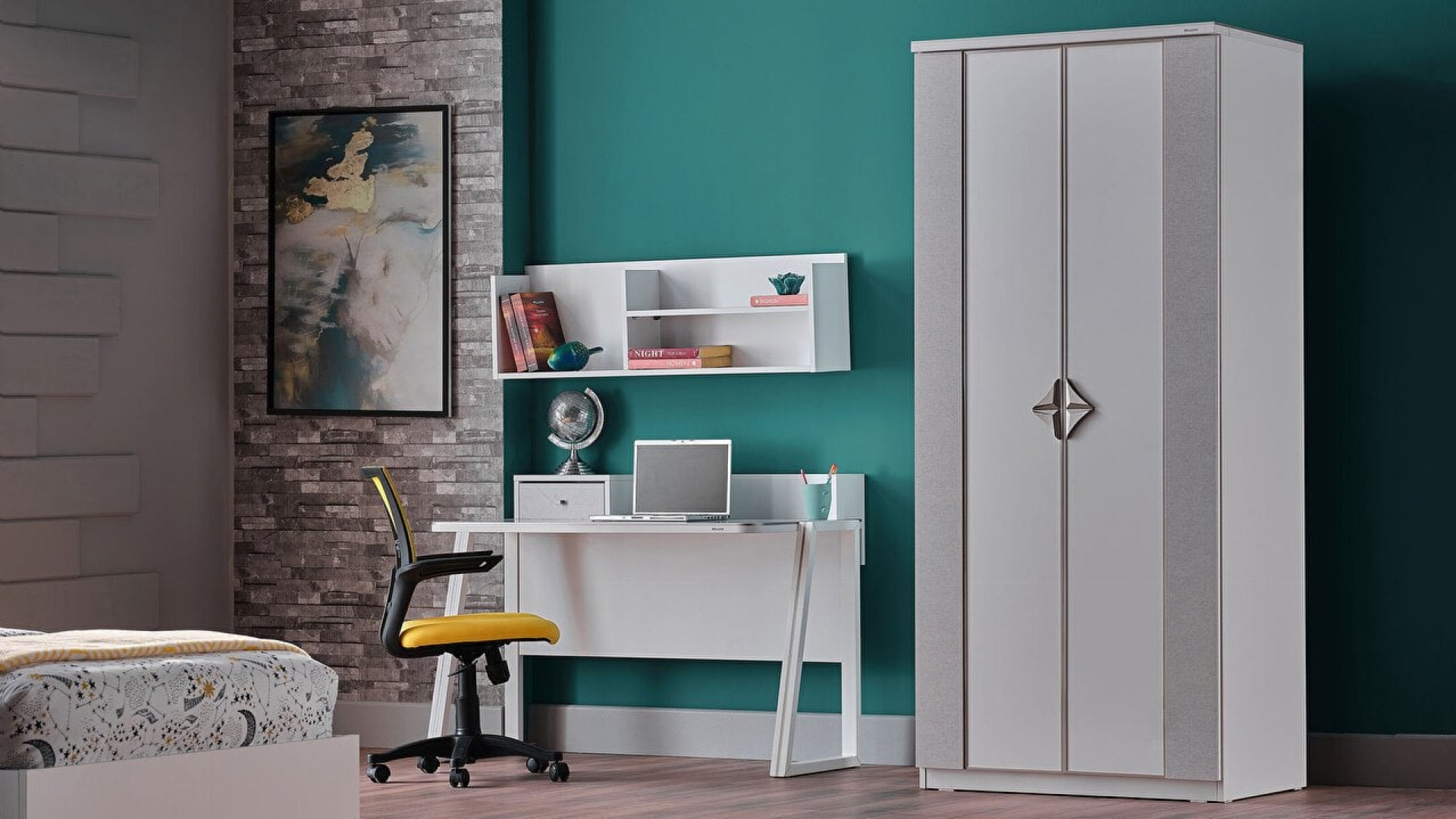 Leny 2-türiger Kleiderschrank