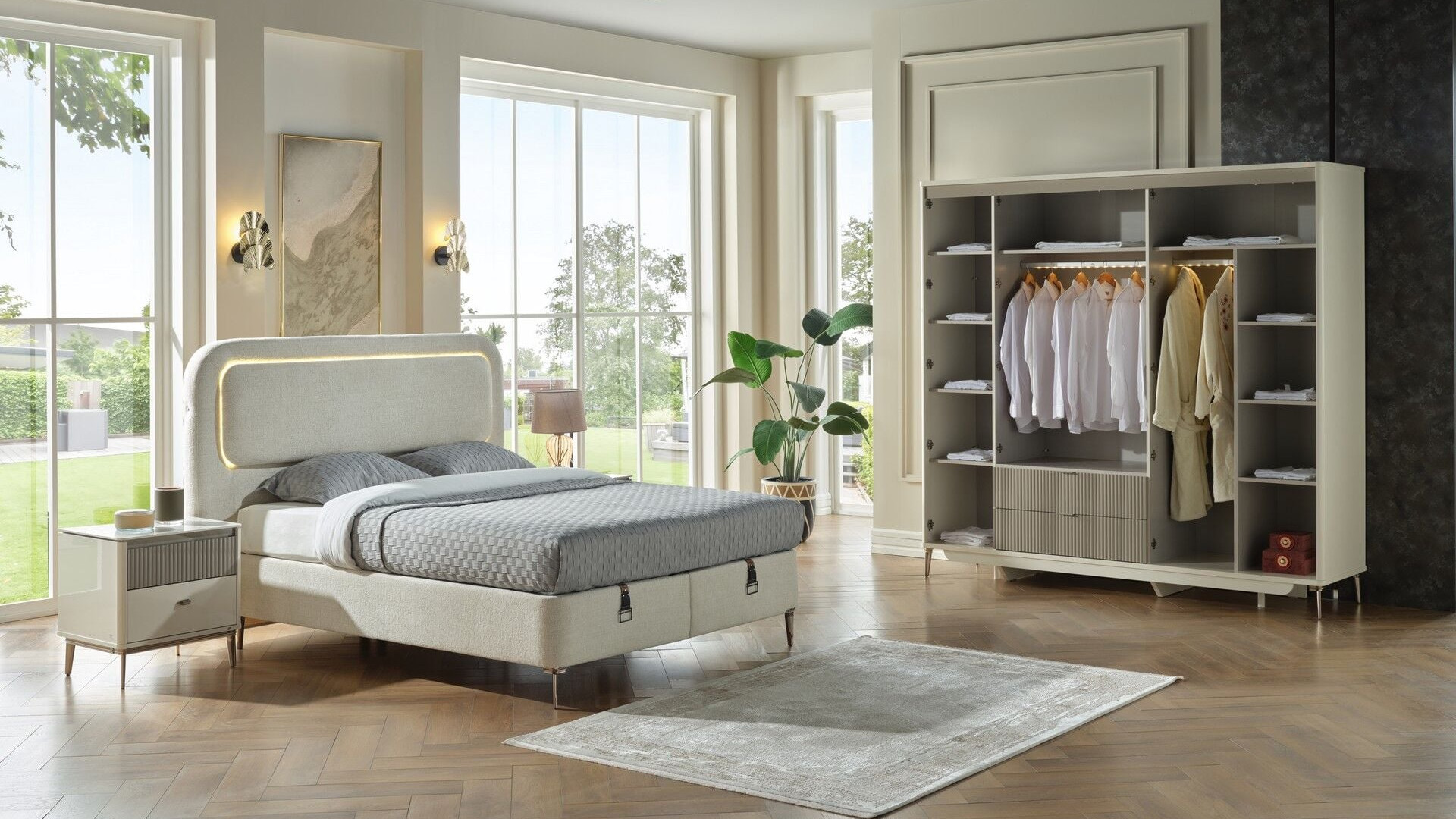 Lexus 5-türiger Kleiderschrank