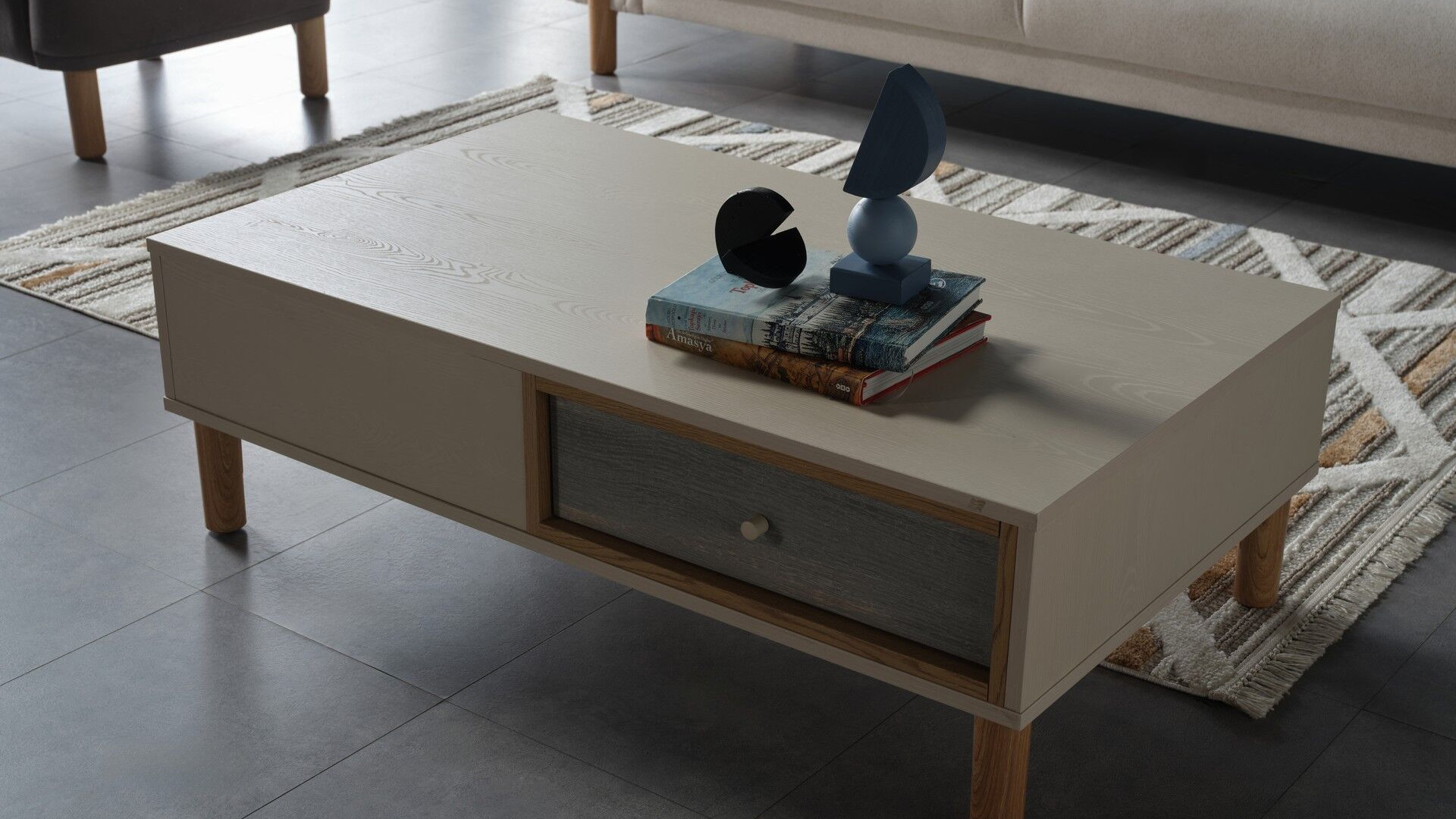 Linus Couchtisch mit Schublade