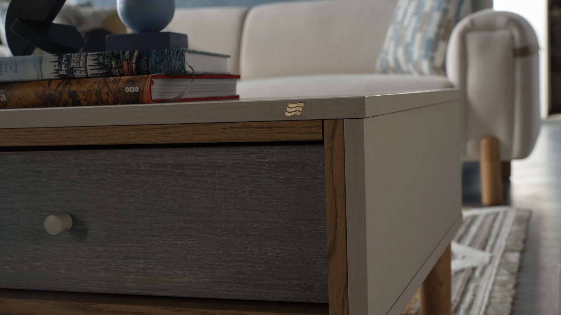 Linus Couchtisch mit Schublade