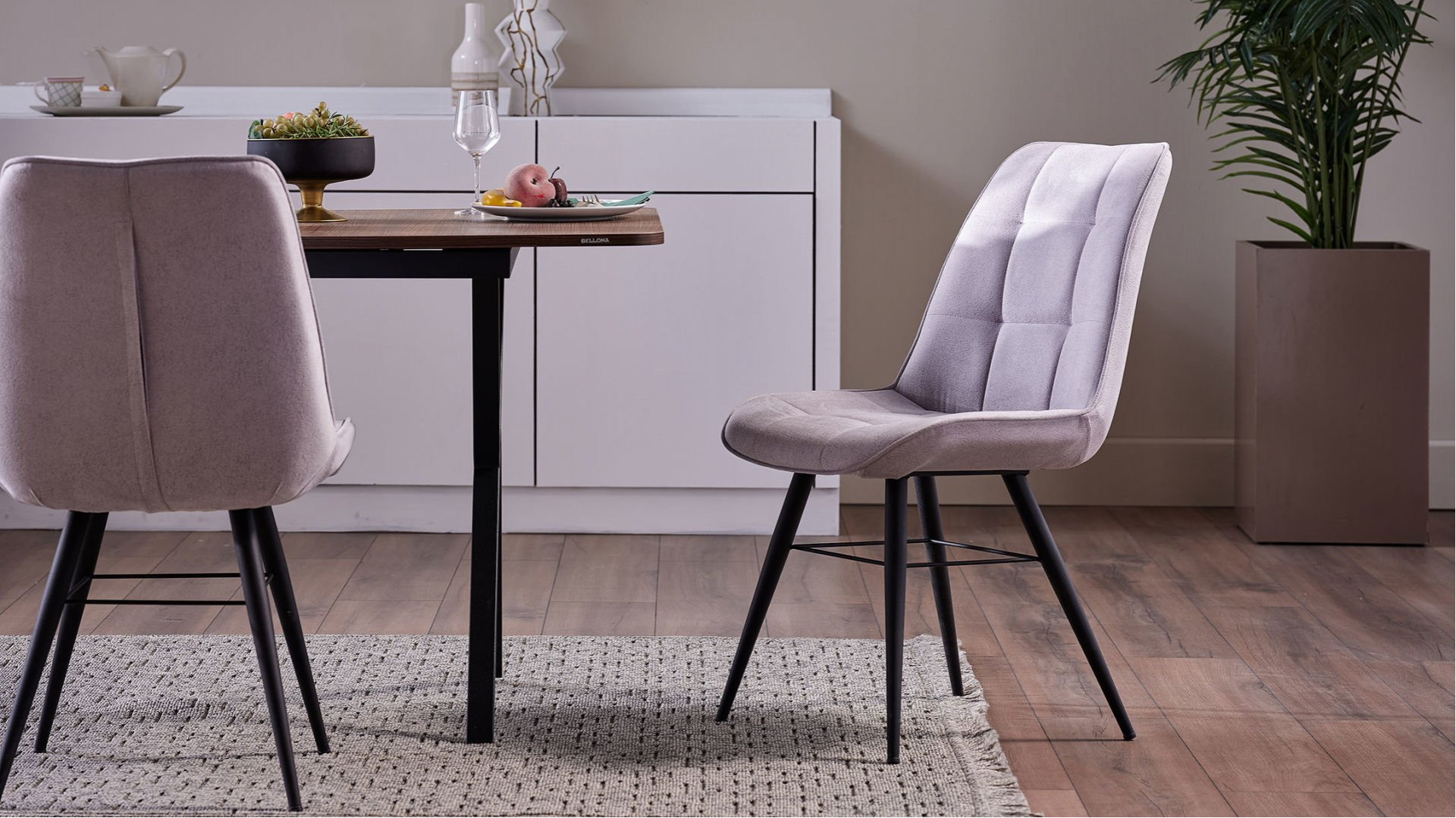 Lizy S Stuhl 6334 2er-Set - Grau