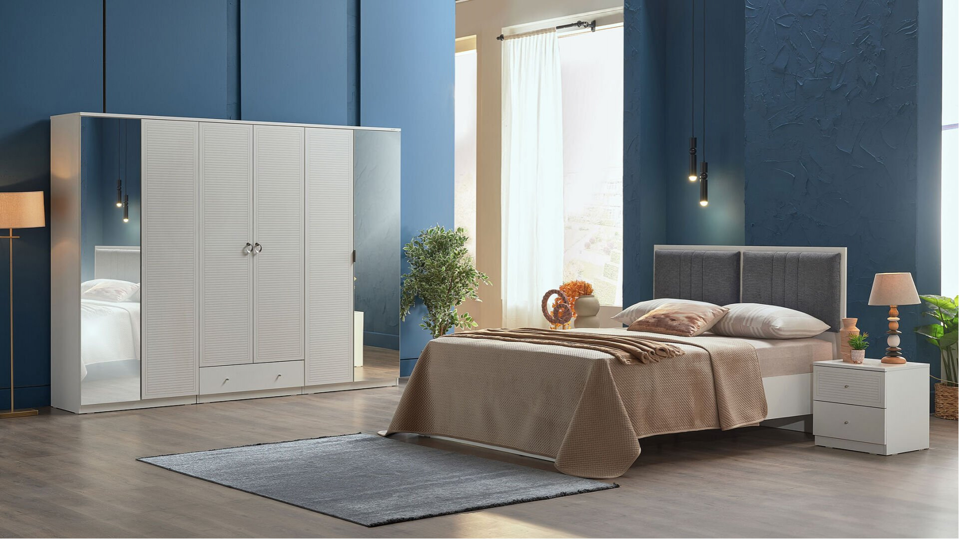 Majer 6-türiger Kleiderschrank