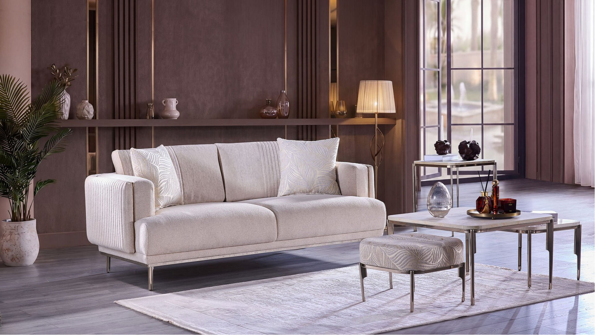 Marietta 2er-Sofa - Beige