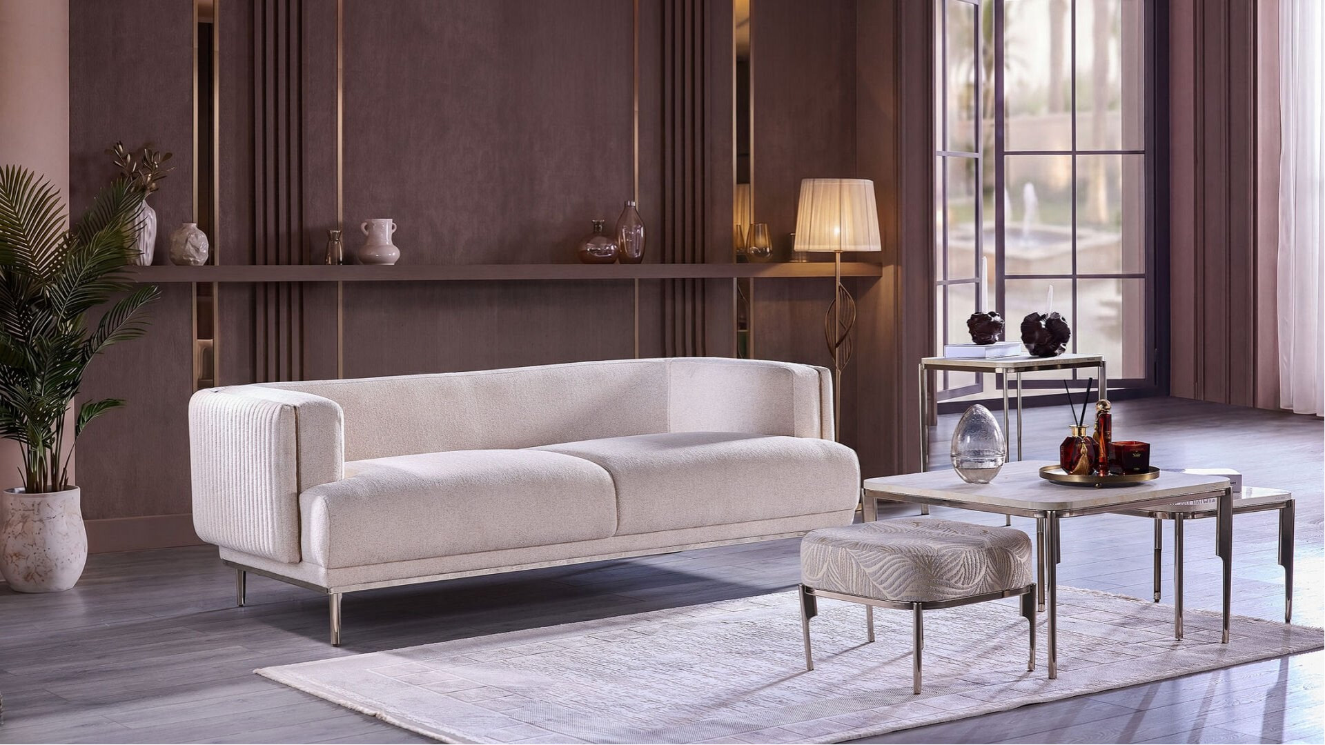 Marietta 2er-Sofa - Beige
