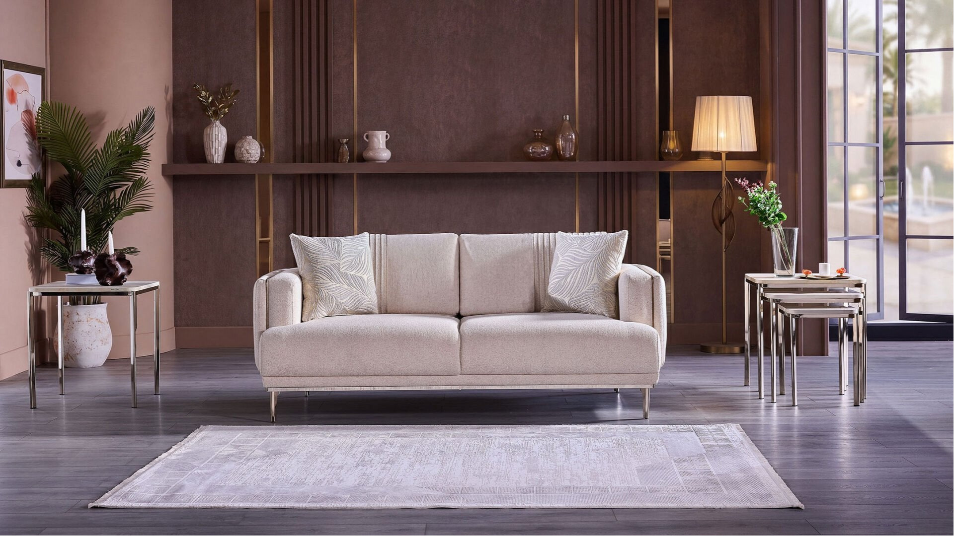 Marietta 2er-Sofa - Beige