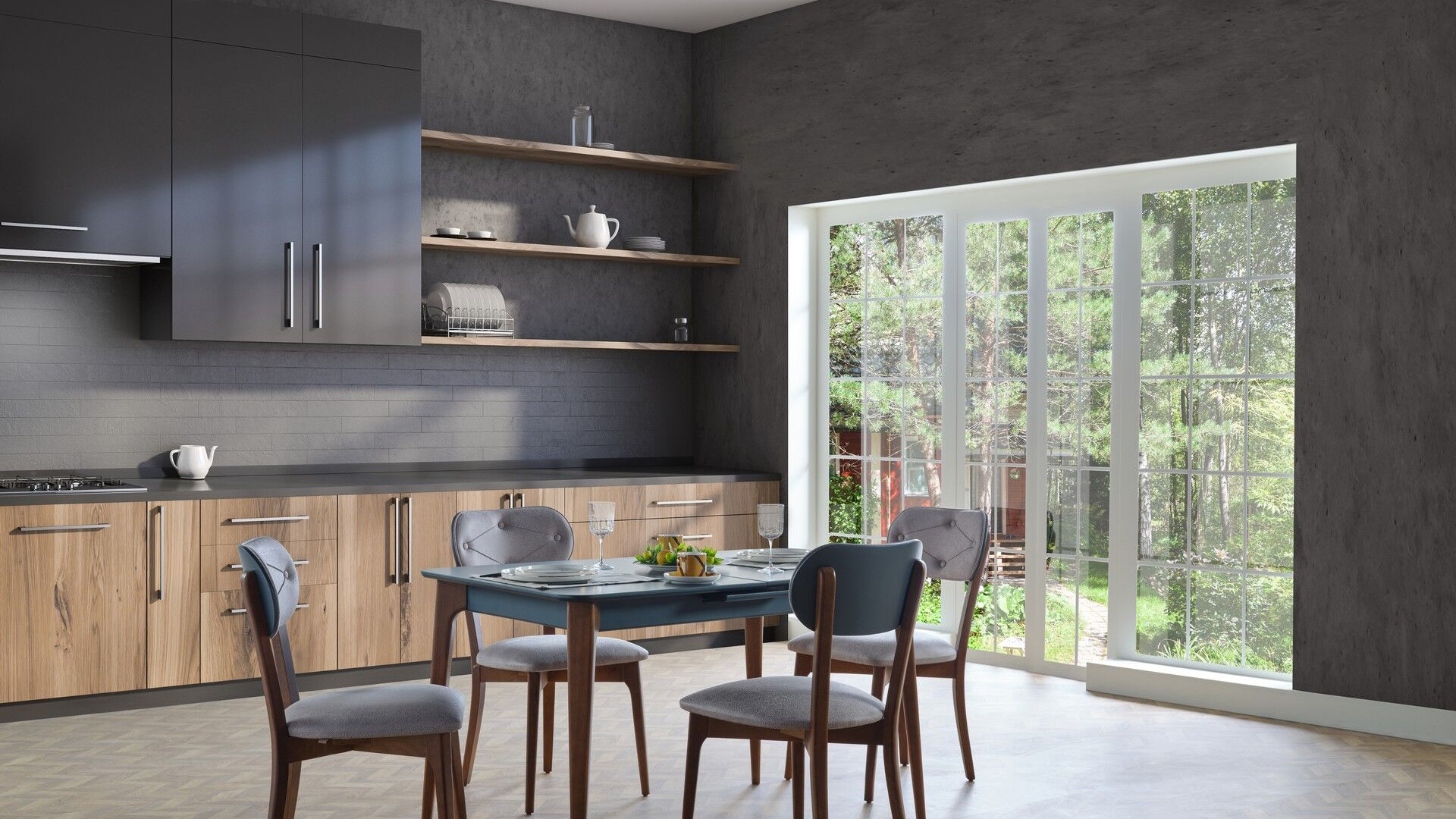 Matilda Küchentisch-Set Grün