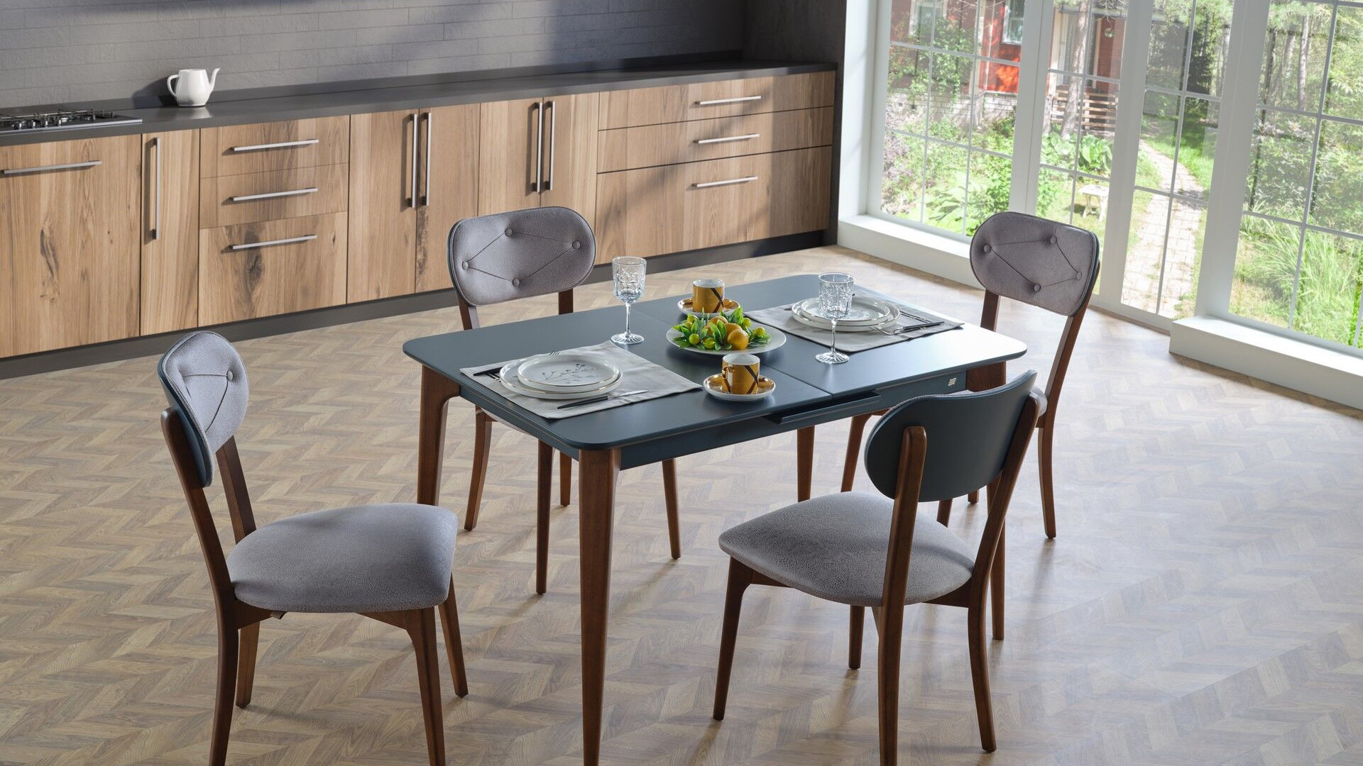 Matilda Küchentisch-Set Grün