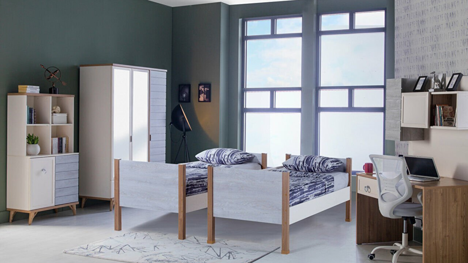 Mavenna Schreibtisch-Oberregal