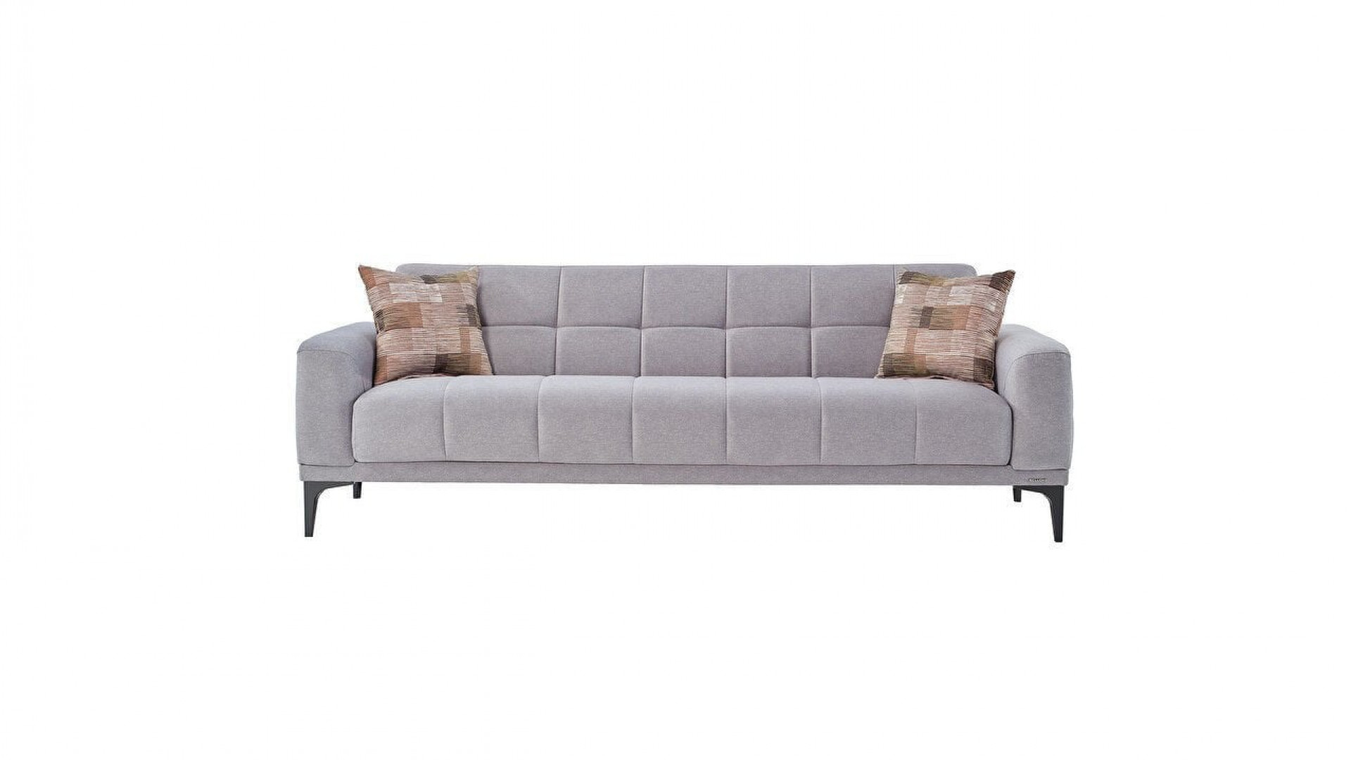 Palermo S 3er-Sofa - Schwarze Füße